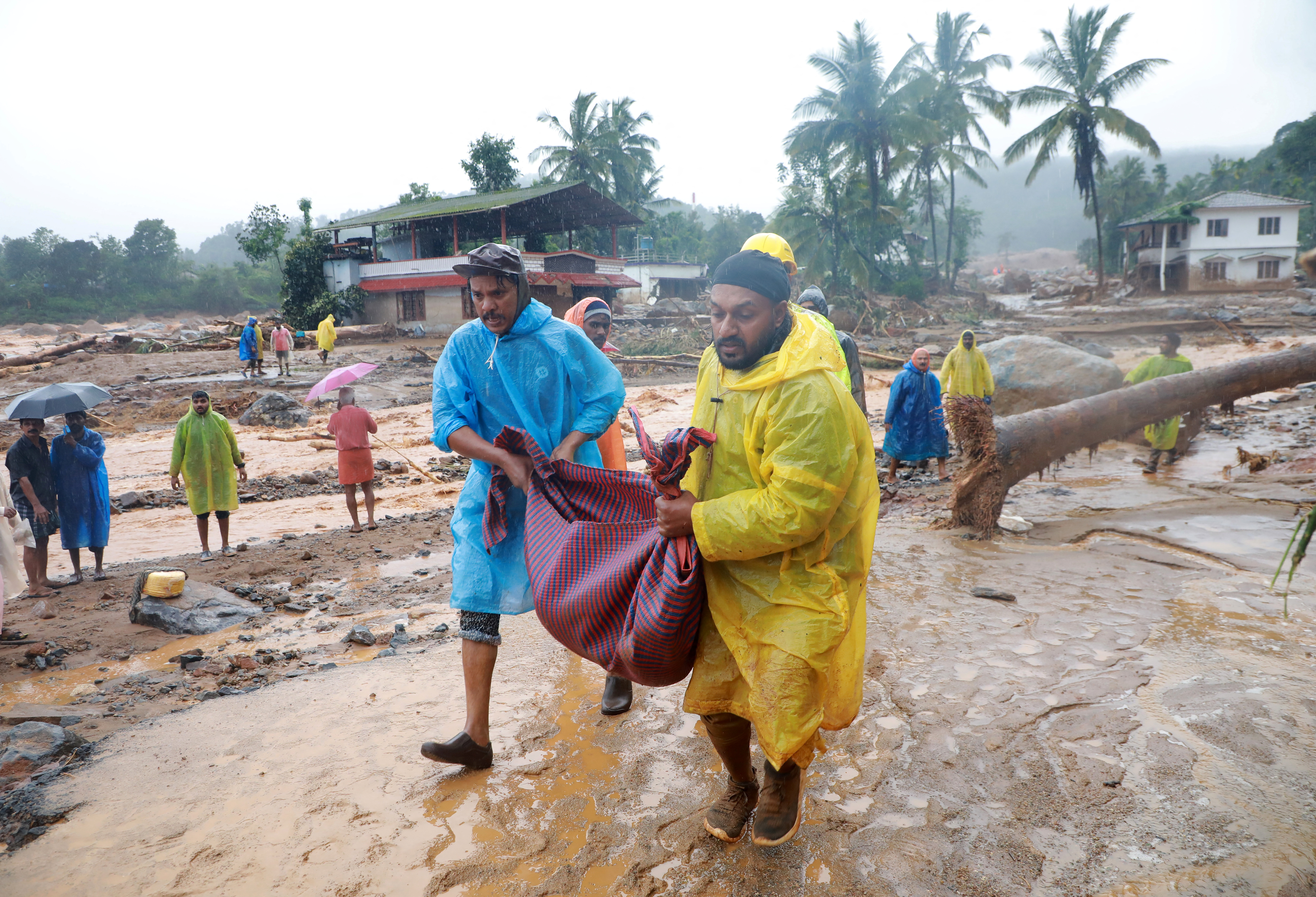 Landslides caused by heavy rains kill at least 36 people in southern India