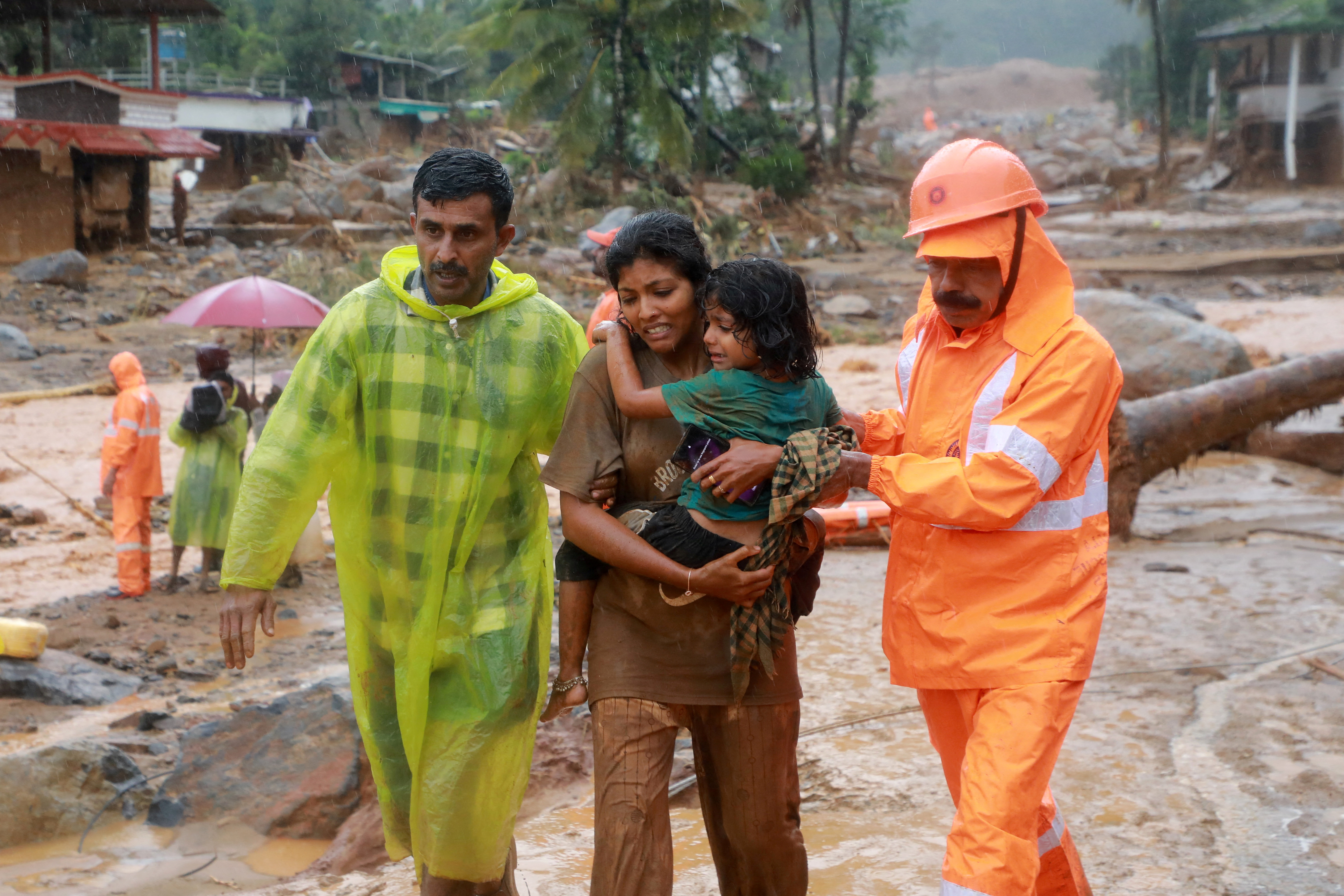 Landslides caused by heavy rains kill at least 36 people in southern India