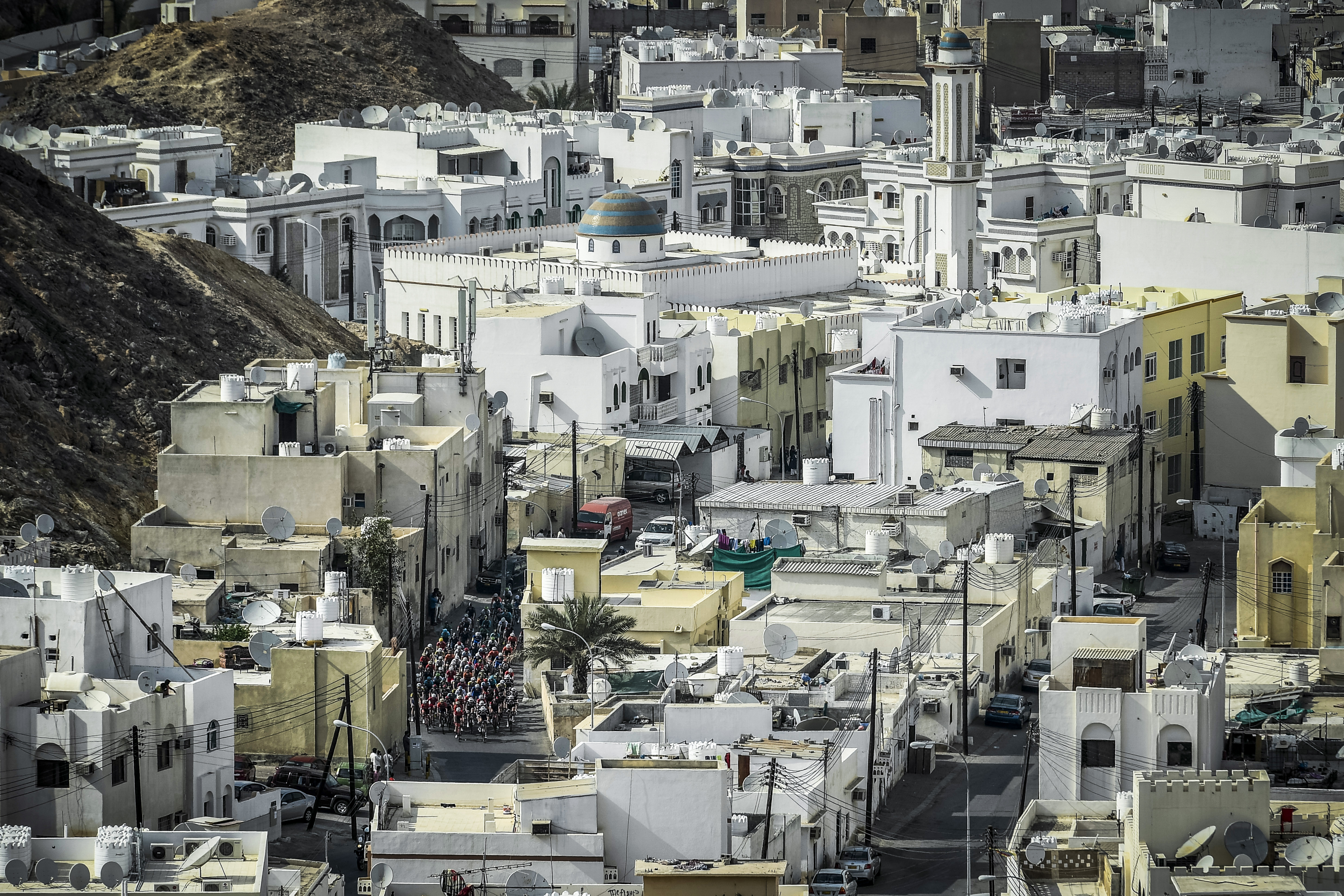 A view of the Wadi al-Kabir neighbourhood in the Omani capital, Muscat