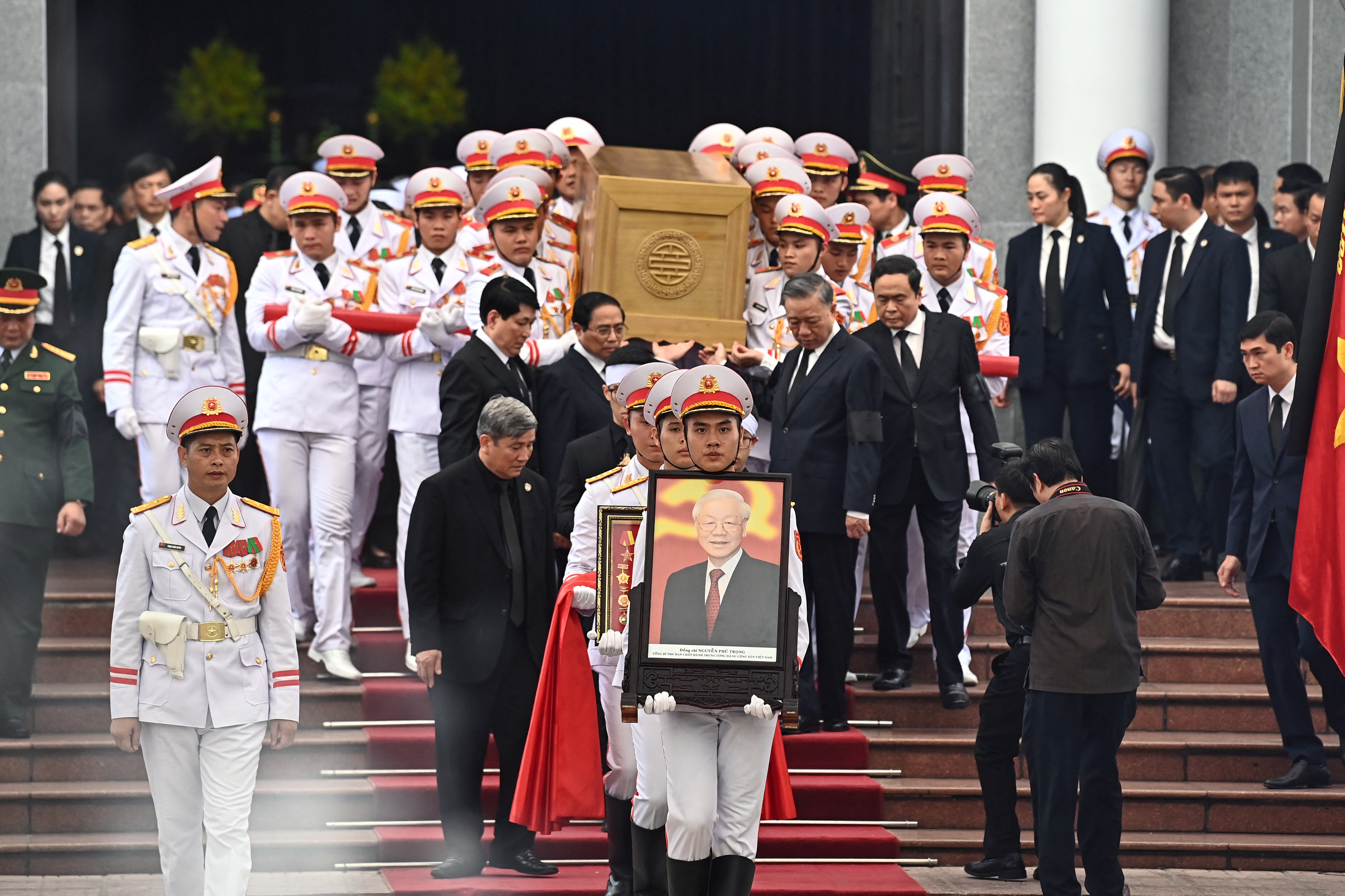 Members of Vietnam's armed forces carry the coffin of the late general secretary of the Communist Party Nguyen Phu Trong out from the national funeral house in Hanoi on July 26, 2024. (Photo by NHAC NGUYEN / POOL / AFP) RELATED CONTENT PHOTOS vietnam - politics vietnam - politics vietnam - politics vietnam - politics vietnam - politics vietnam - politics vietnam - politics vietnam - politics vietnam - politics vietnam - politics vietnam - politics vietnam - politics vietnam - politics vietnam - politics vietnam - politics vietnam - politics vietnam - politics vietnam - politics vietnam - politics vietnam - politics vietnam - politics vietnam - politics vietnam - politics nkorea - vietnam - diplomacy nkorea - vietnam - diplomacy vietnam - politics vietnam - politics vietnam - politics vietnam - politics vietnam - politics vietnam - politics vietnam - politics vietnam - politics vietnam - politics vietnam - laos - diplomacy vietnam - laos - diplomacy Vietnam's President To Lam (R) and General Secretary of the Lao People's Revolutionary Party and President of Laos Thongloun Sisoulith hold a meeting at the Presidential Palace in Hanoi on July 25, 2024. vietnam - laos - diplomacy vietnam - politics vietnam - politics vietnam - politics vietnam - china - diplomacy vietnam - china - diplomacy vietnam - china - diplomacy vietnam - china - diplomacy vietnam - china - diplomacy vietnam - politics General Secretary of the Lao People's Revolutionary Party and President of Laos Thongloun Sisoulith (C) pays his respect for the late General Secretary of the Communist Party of Vietnam Nguyen Phu Trong at the national funeral house during the first day of a two-day-national mourning in Hanoi on July 25, 2024. vietnam - politics vietnam - politics vietnam - politics vietnam - politics vietnam - politics vietnam - politics vietnam - politics vietnam - politics vietnam - politics vietnam - politics vietnam - politics vietnam - japan - diplomacy vietnam - japan - diplomacy Japan's former prime minister Yoshihide Suga speaks during a meeting with Vietnam's President To Lam (not pictured) at the Presidential Palace in Hanoi on July 25, 2024. vietnam - japan - diplomacy vietnam - japan - diplomacy vietnam - japan - diplomacy vietnam - japan - diplomacy vietnam - politics vietnam - politics vietnam - politics vietnam - politics vietnam - politics vietnam - politics vietnam - politics vietnam - politics vietnam - politics vietnam - politics vietnam - politics vietnam - politics vietnam - politics vietnam - politics vietnam - politics vietnam - politics vietnam - politics vietnam - politics vietnam - politics vietnam - politics vietnam - politics vietnam - politics vietnam - politics vietnam - politics vietnam - politics vietnam - politics vietnam - politics vietnam - politics vietnam - politics vietnam - politics vietnam - politics vietnam - politics vietnam - politics vietnam - politics vietnam - politics vietnam - politics vietnam - politics