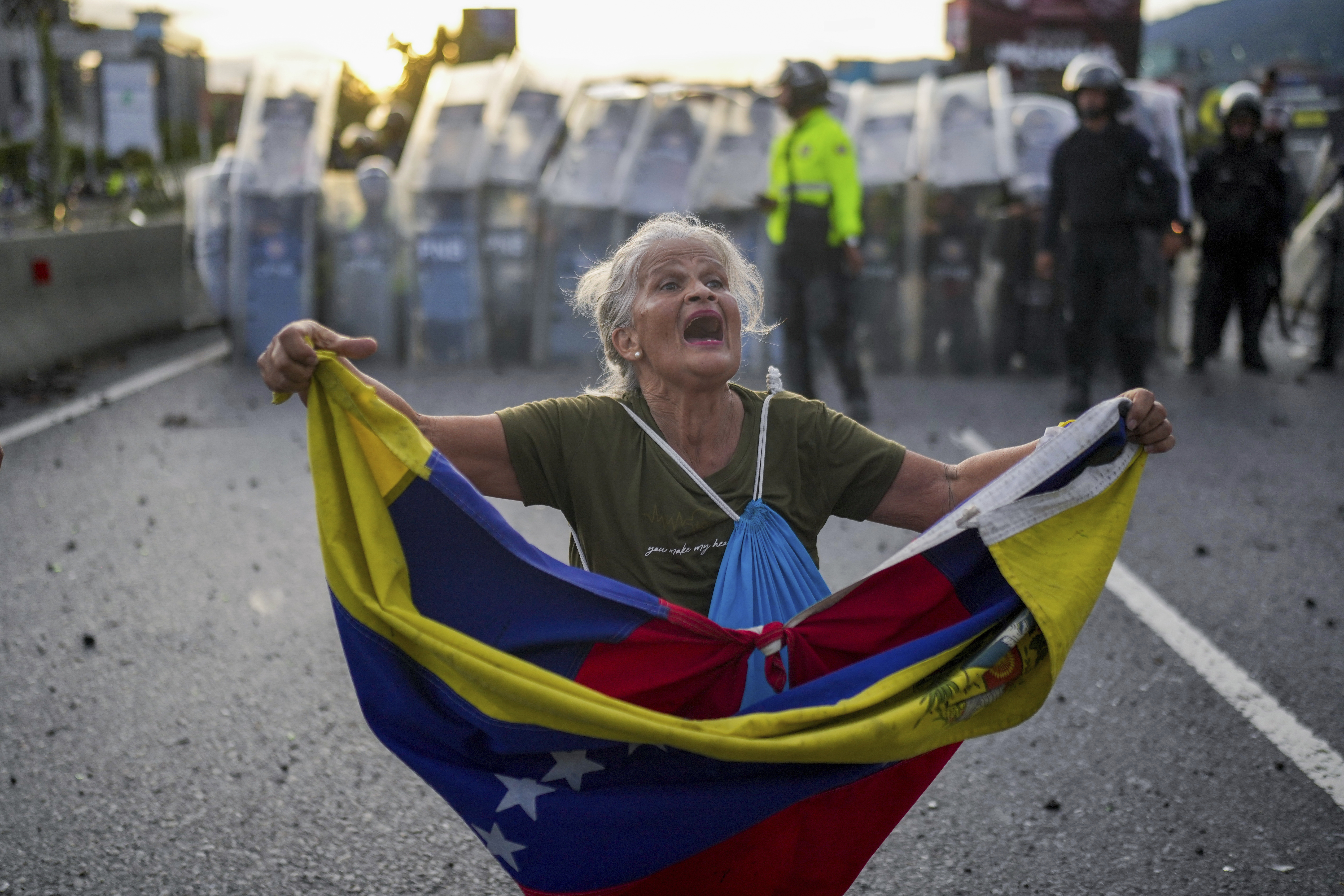 Venezuelan protesters teargassed in wake of disputed vote