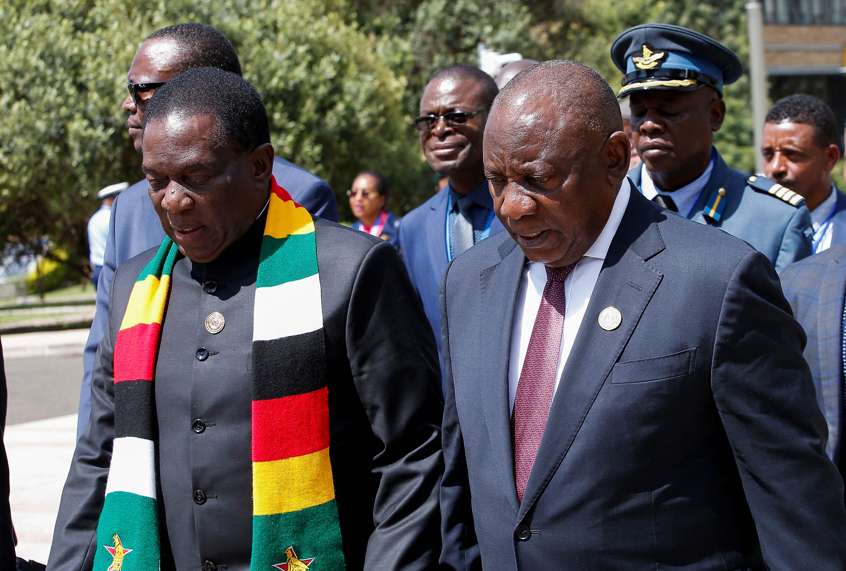 Mnangagwa and Ramaphosa