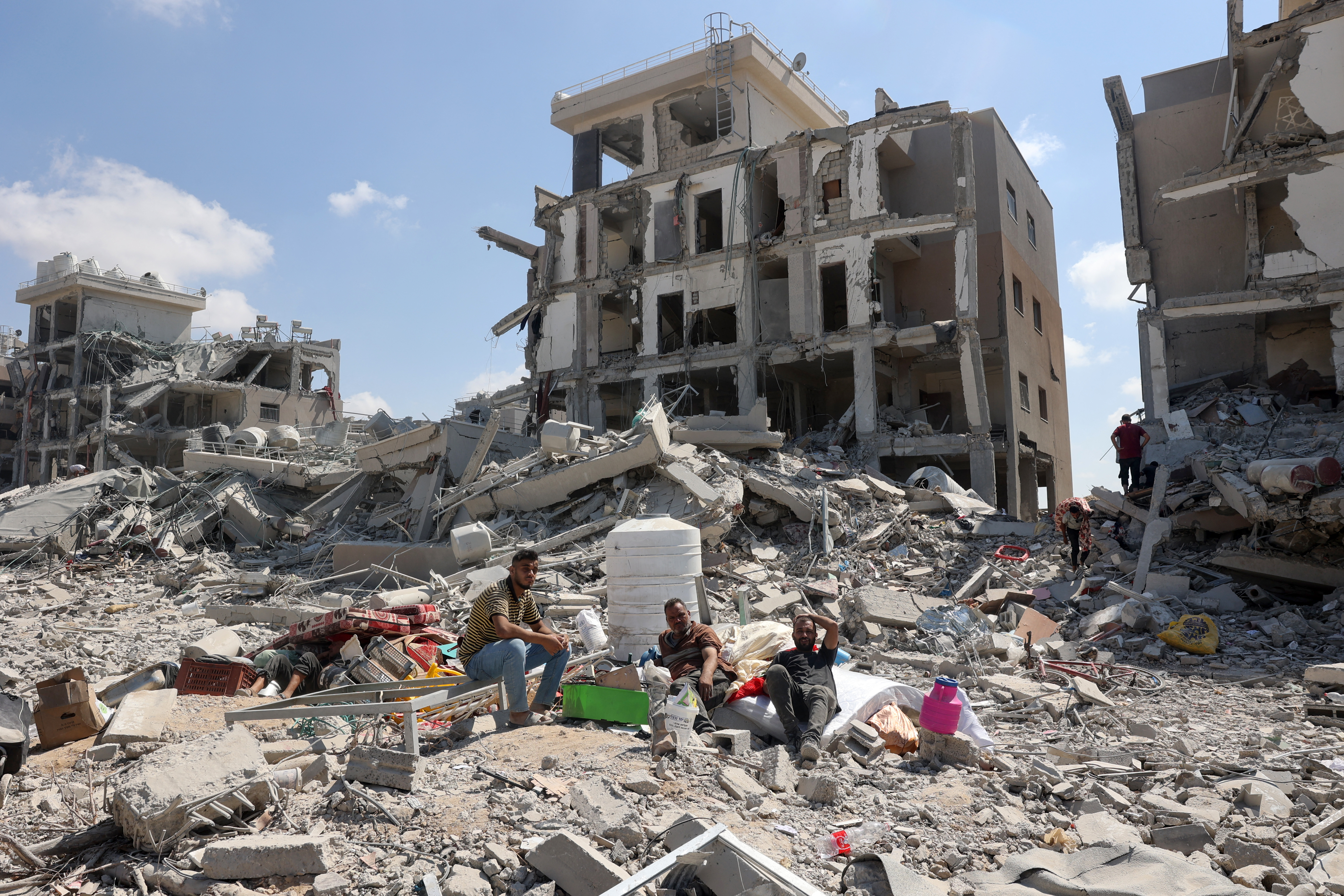 Aftermath of ground operation in Deir al-Balah