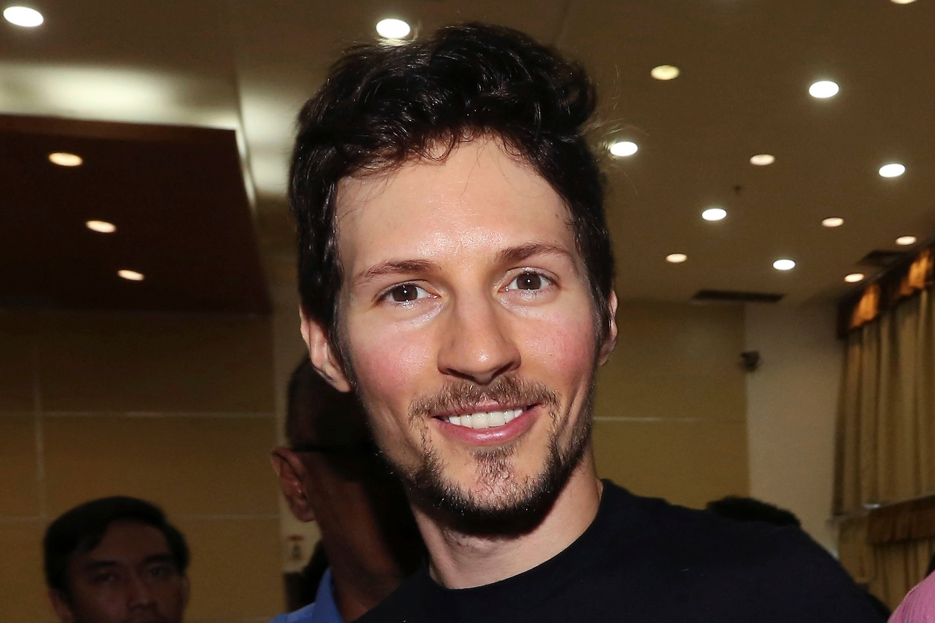 Telegram co-founder Pavel Durov. He has dark hair and a partial beard and moustache