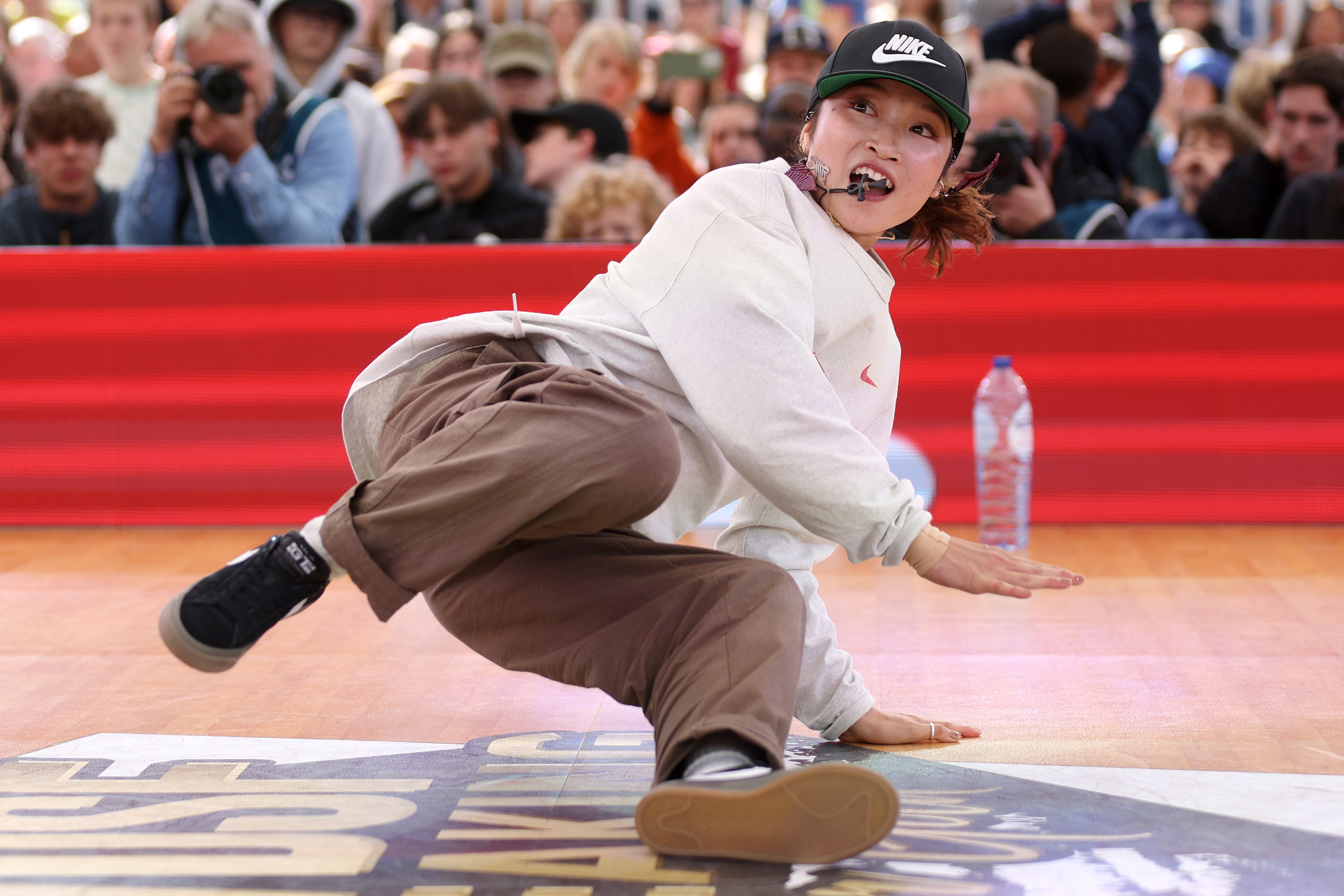 B-Girl Ami – Ami Yuasa of Japan, who won the women’s (b-girl) Gold medal at the Paris Olympics 2024, competes in the B-Girl Robin Battles during the WDSF World Breaking Championship 2023 on September 24, 2023 in Leuven, Belgium