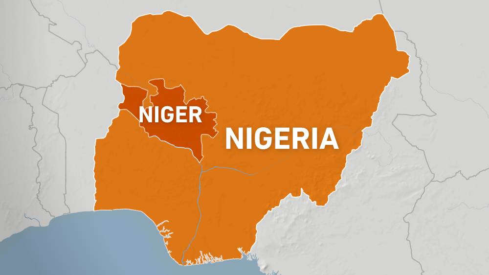 Niger Nigeria map