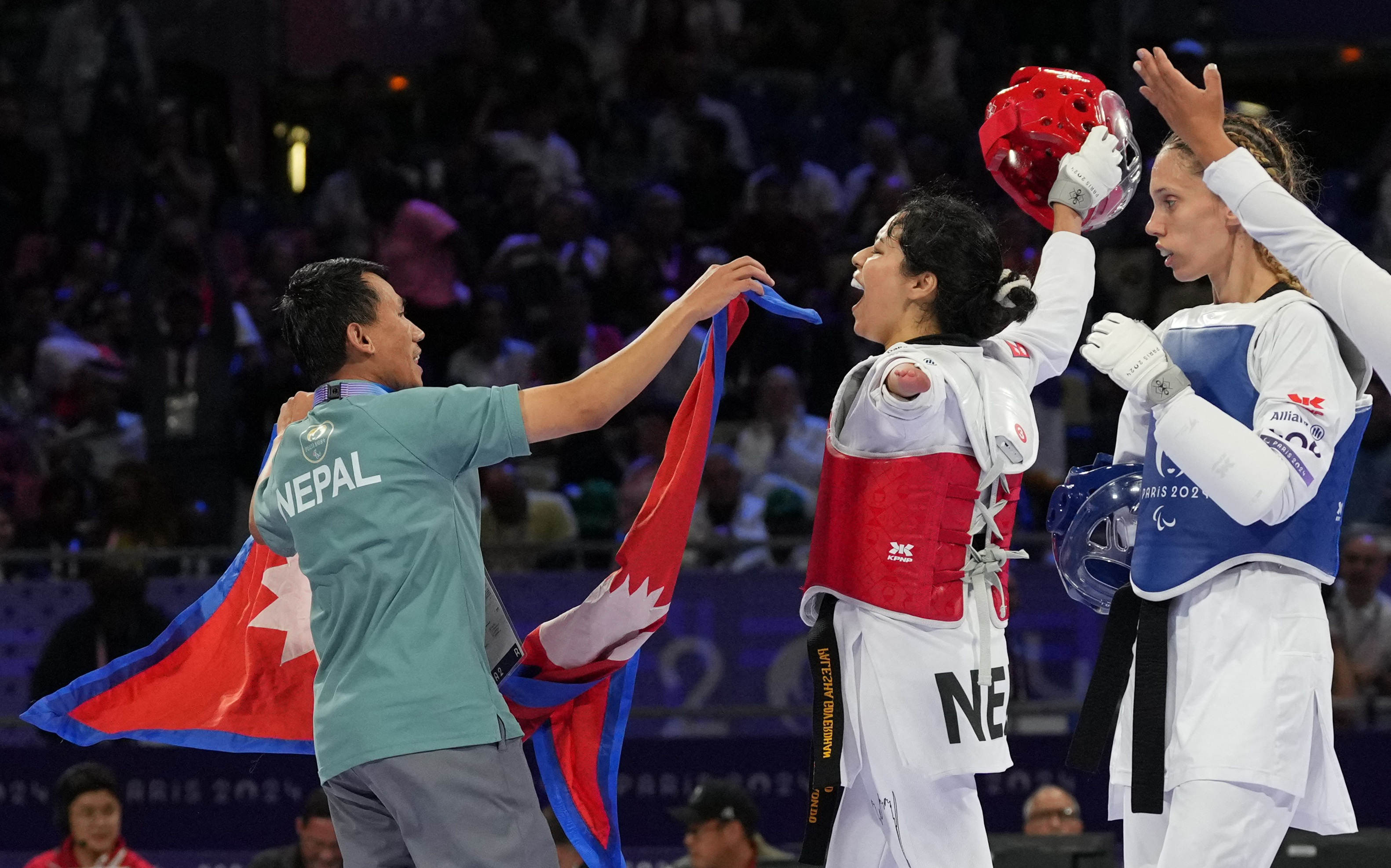 Paralympic Games taekwondo bronze medallist