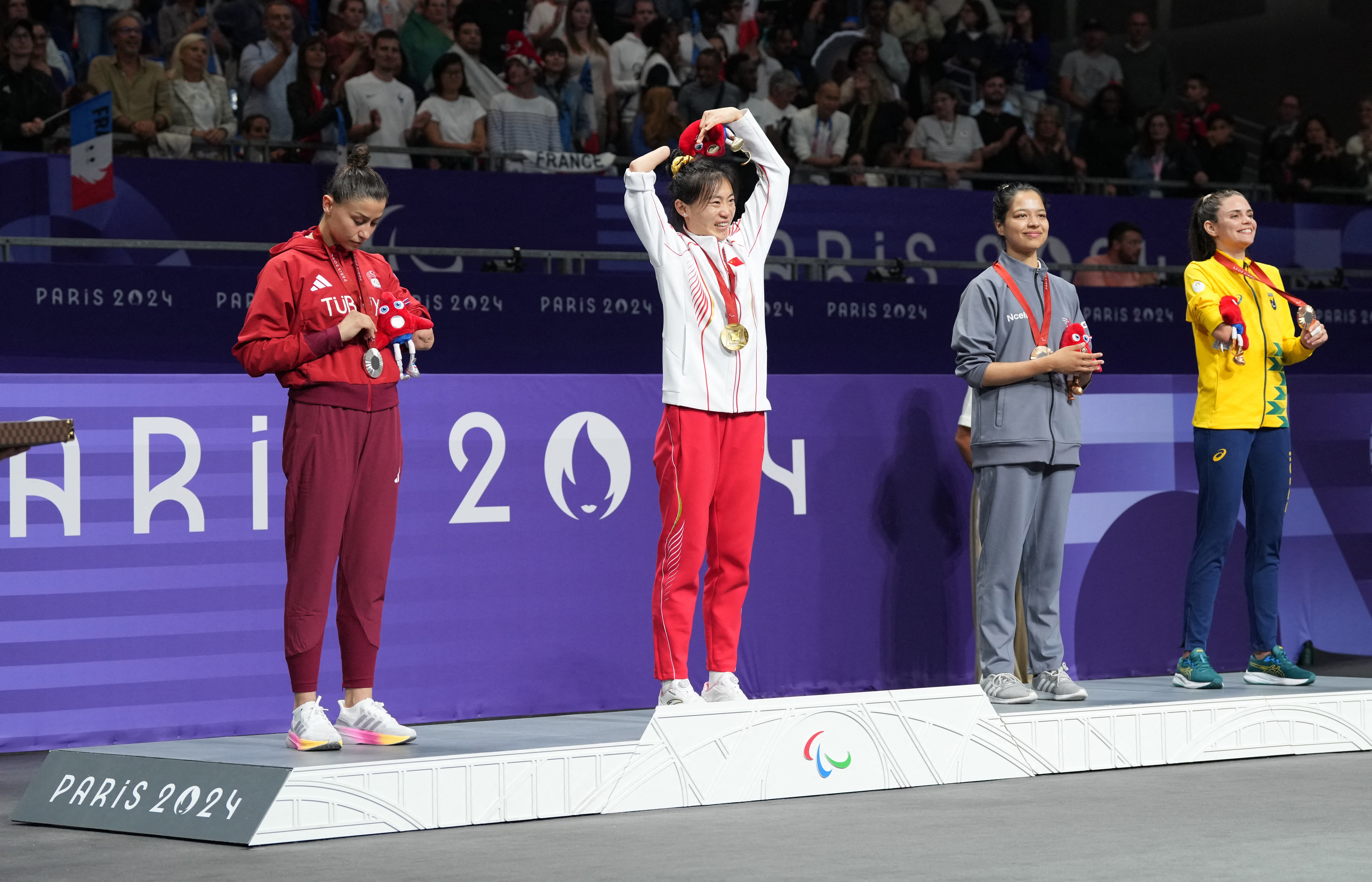 Paralympic Games taekwondo bronze medallist