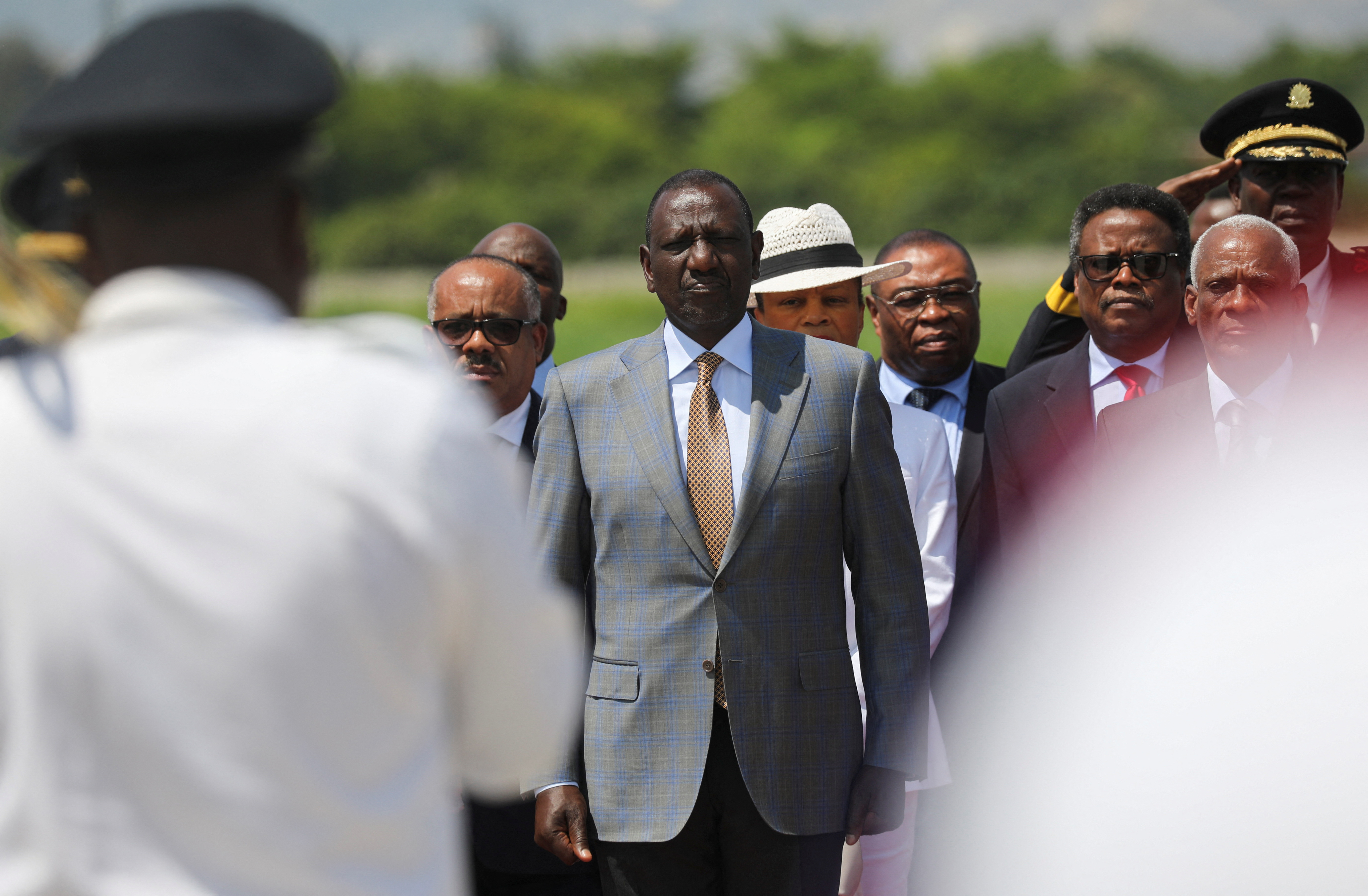 Kenyan President William Ruto arrives in Haiti