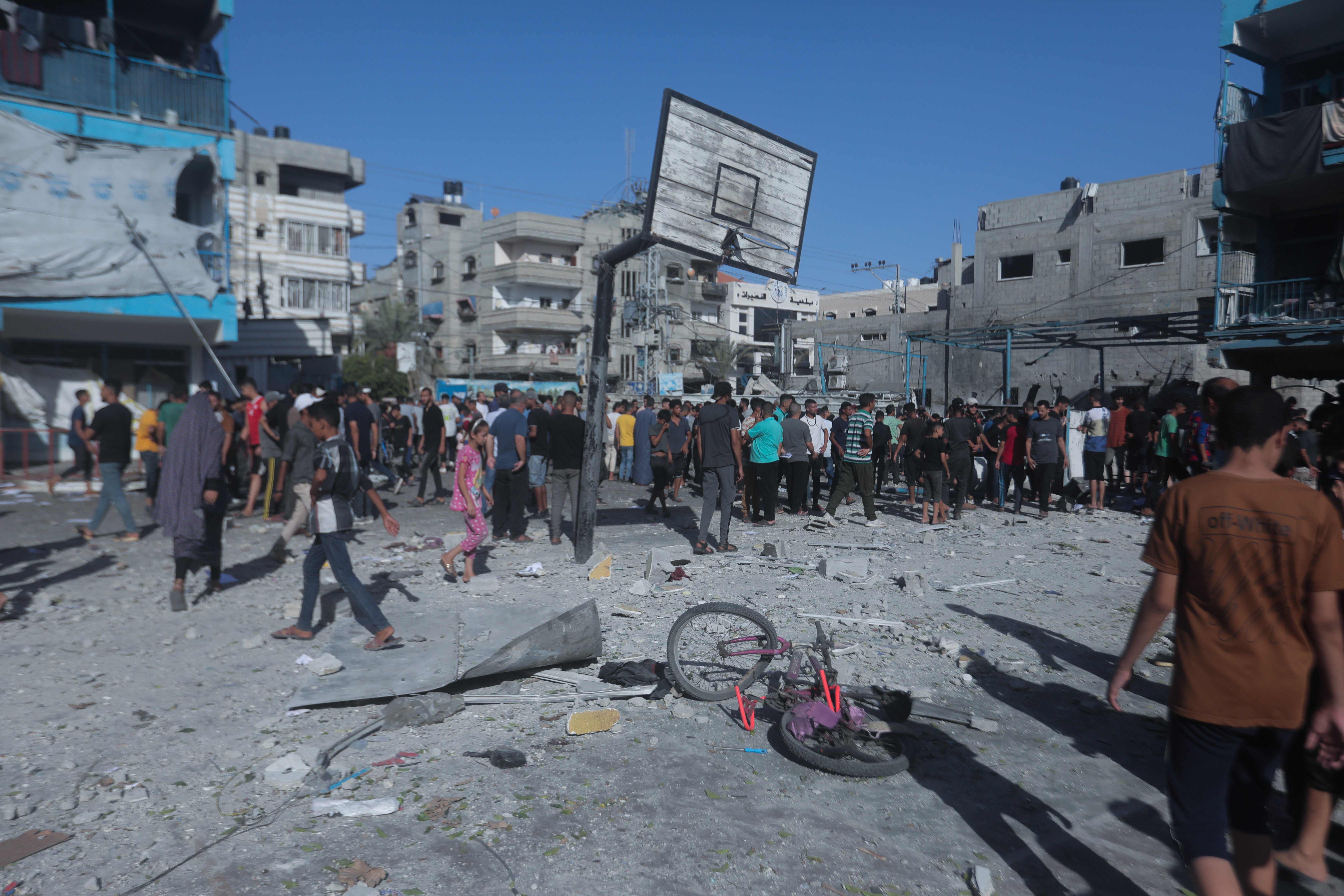 Gaza rescuers say 18 killed in Israeli strike on school