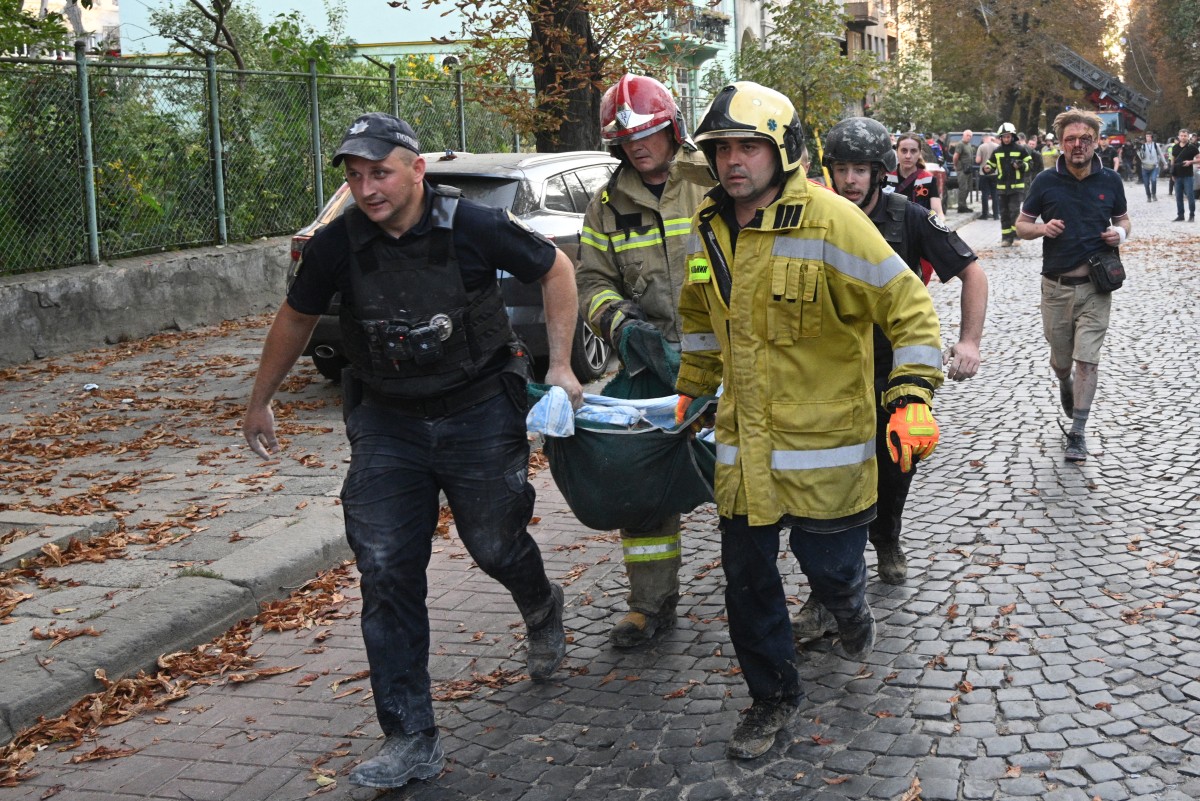 Russian strike on Ukraine's historic Lviv kills seven