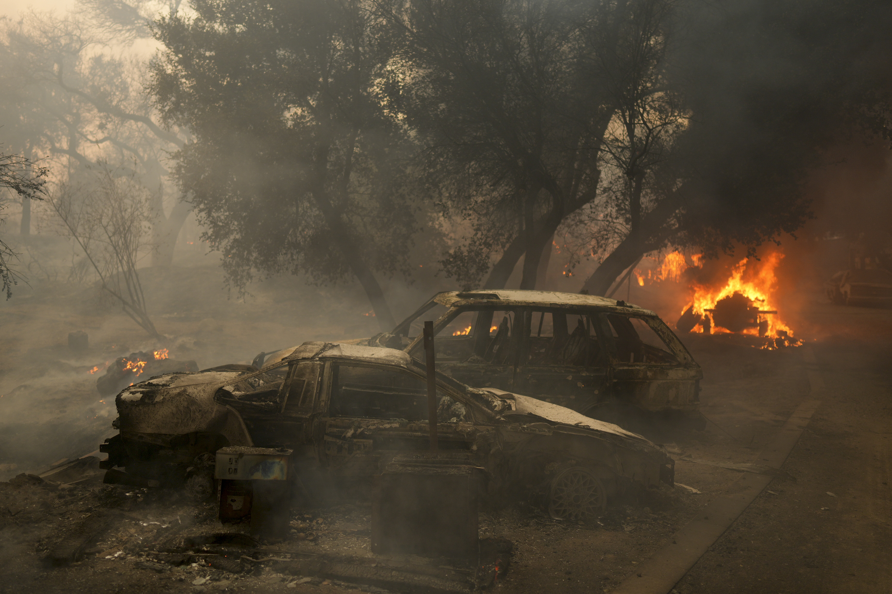 Wildfires burn out of control in Southern California