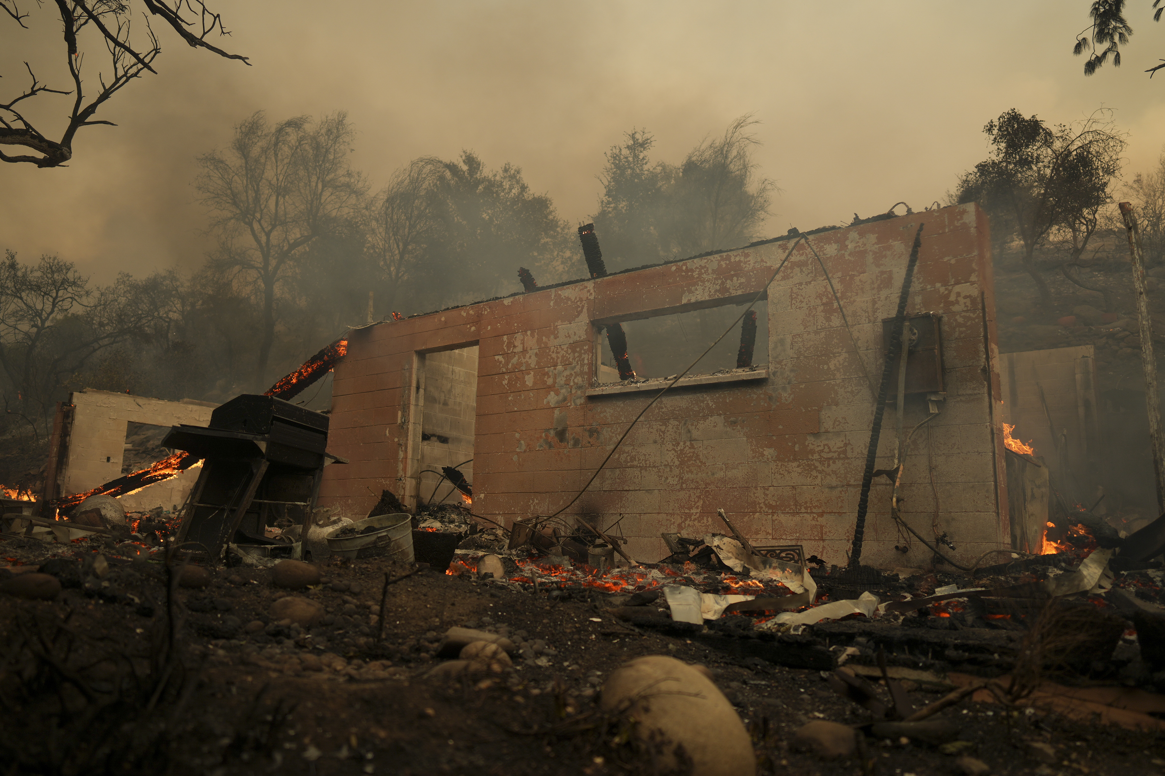 Wildfires burn out of control in Southern California