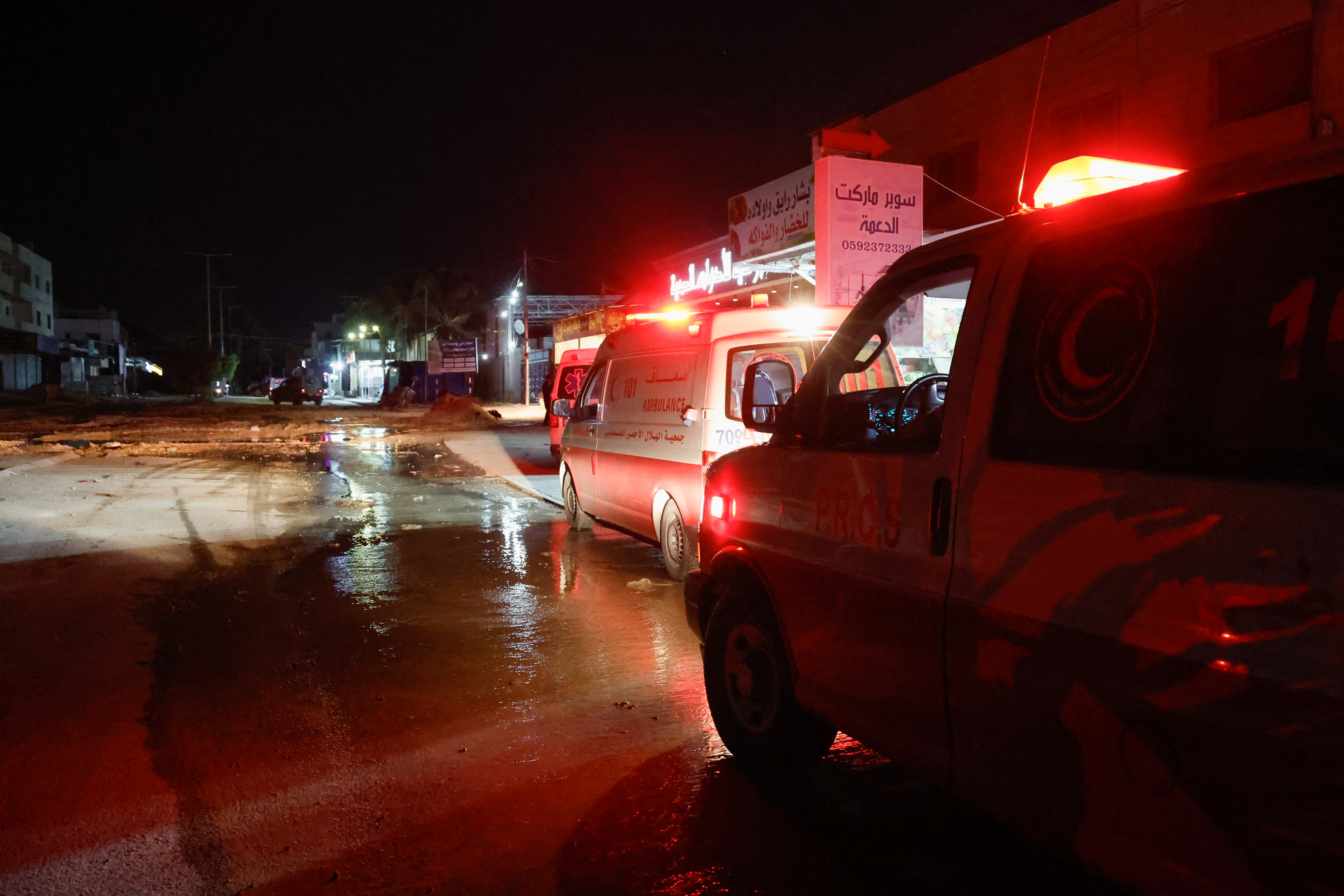Ambulances in Tulkarem