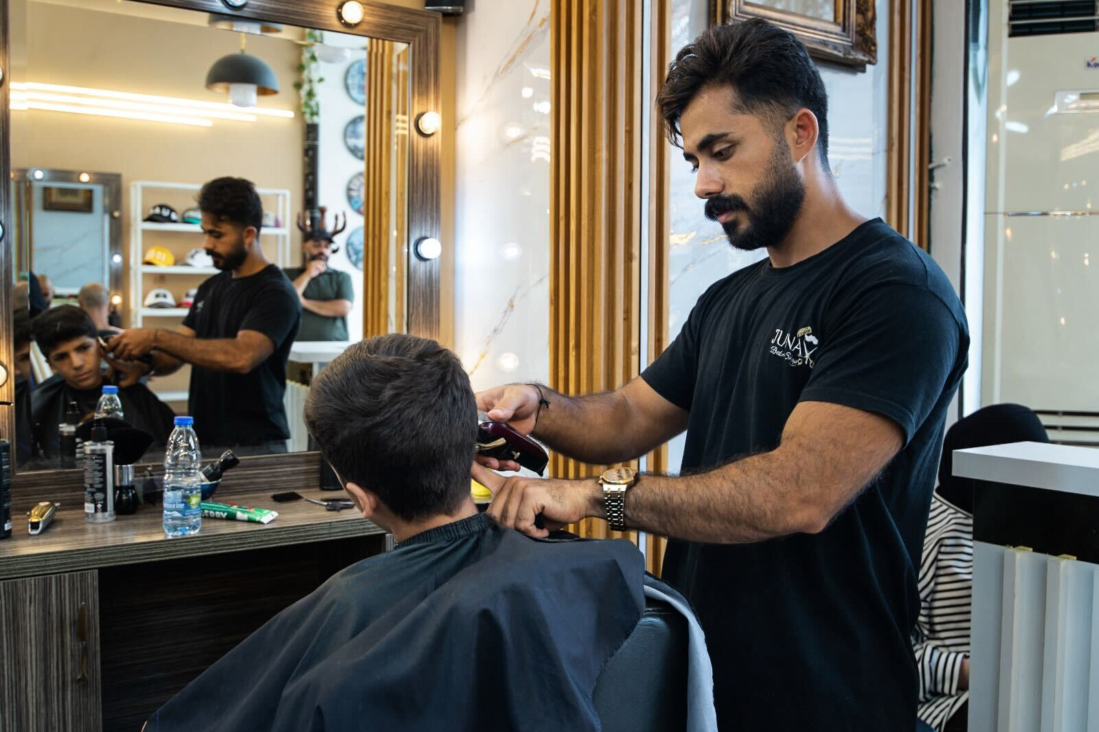 A barber shop in Lebanon