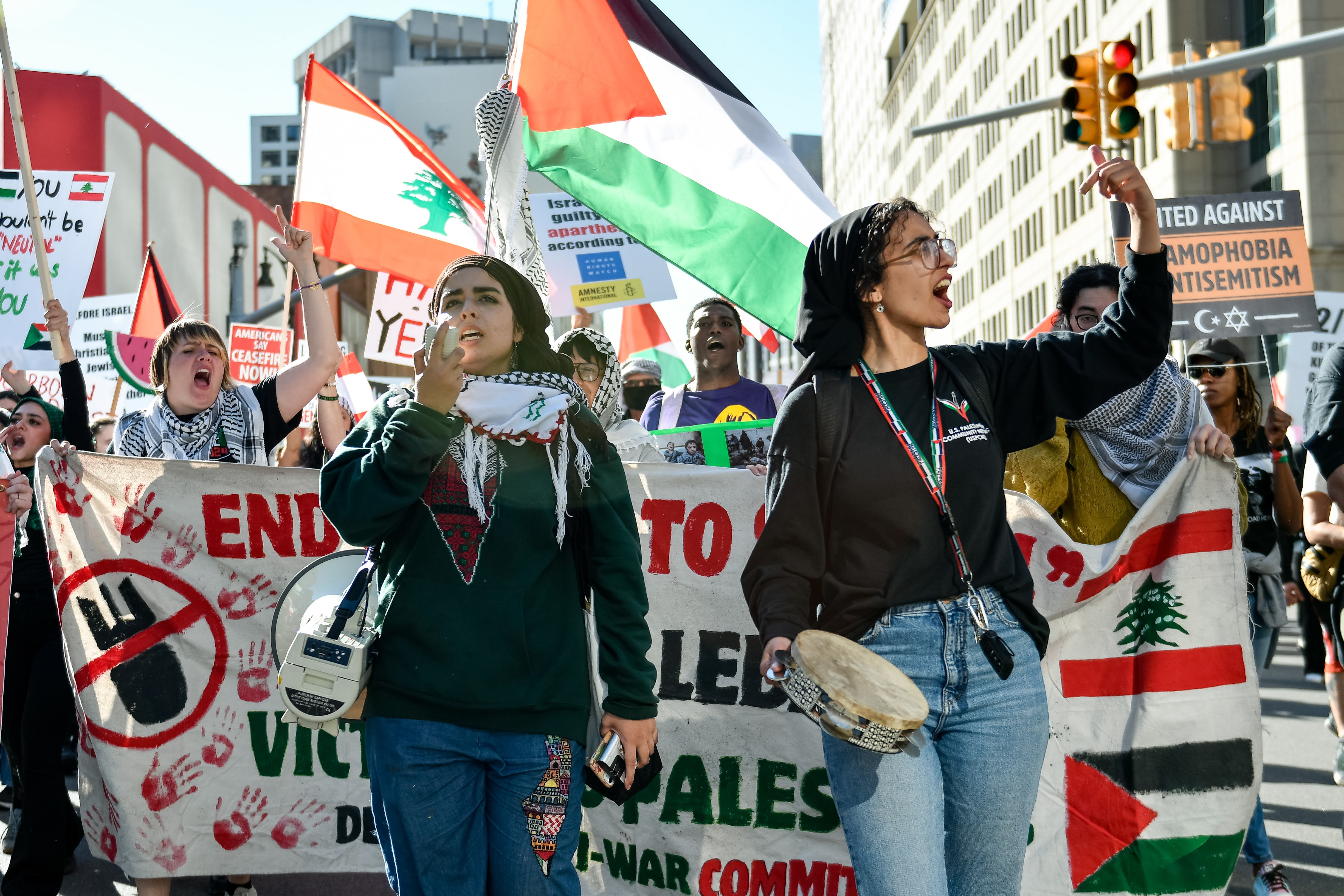 Thousands march worldwide for Gaza and Lebanon