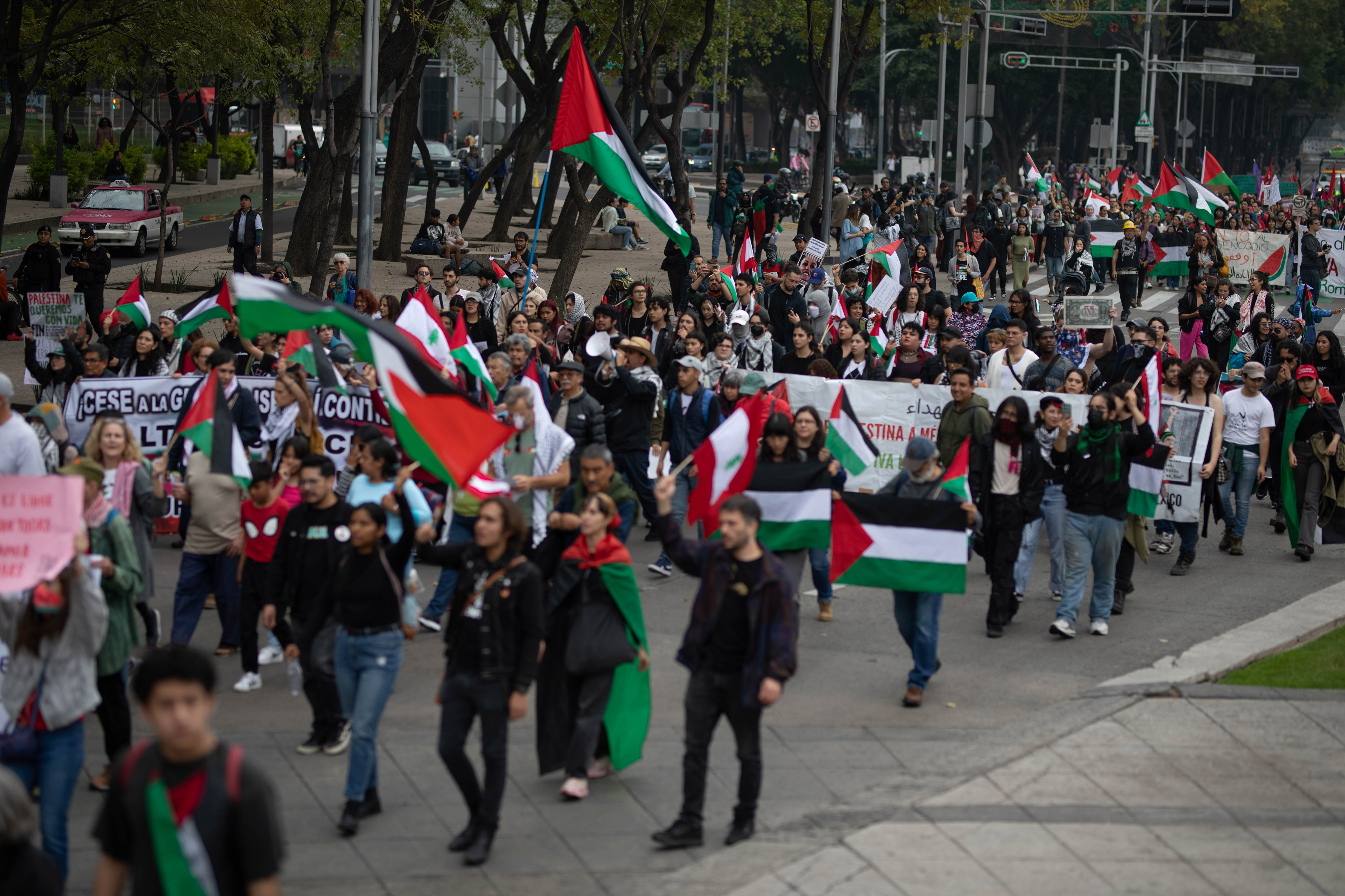 Thousands march worldwide for Gaza and Lebanon