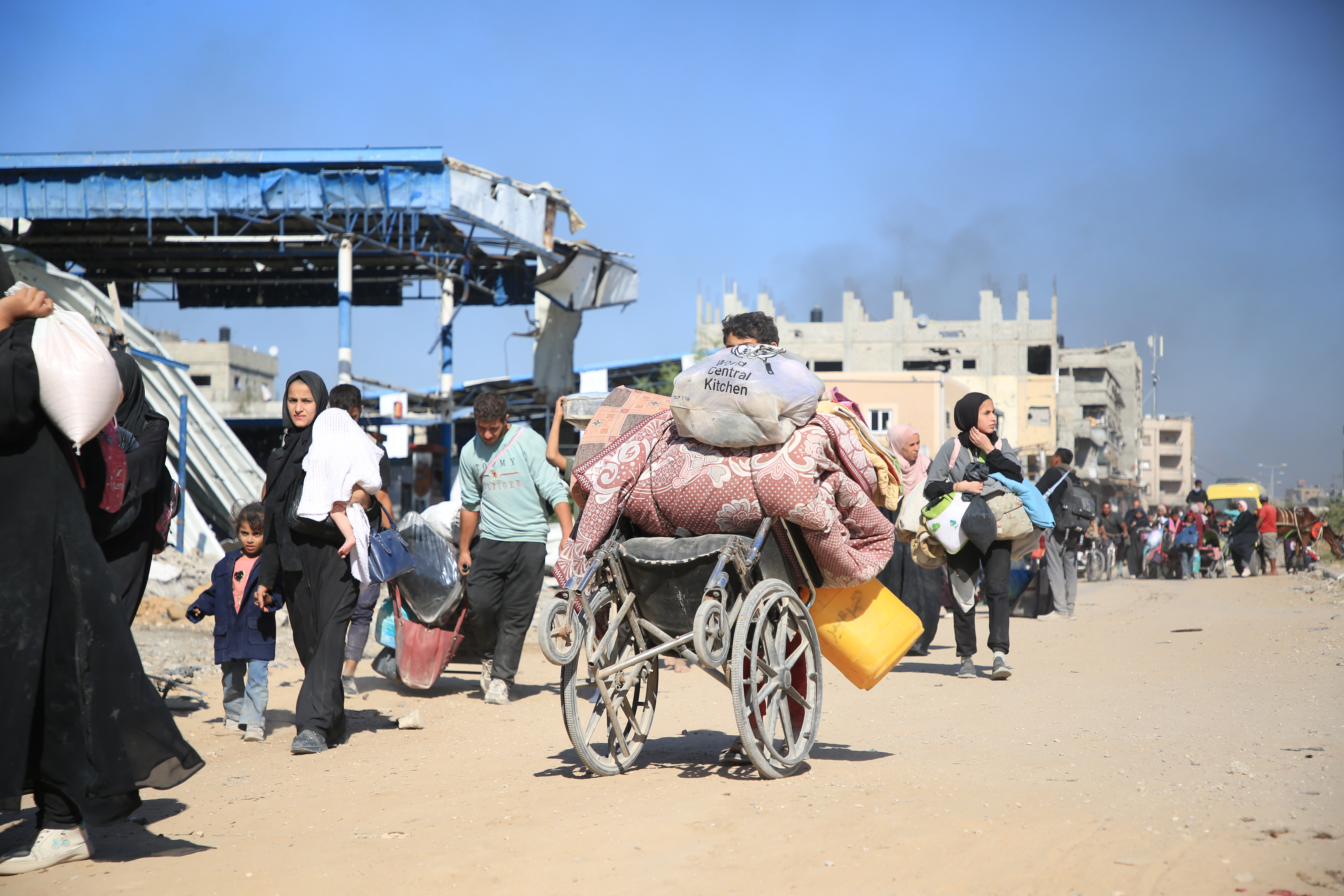 Forced migration of Gazans continues