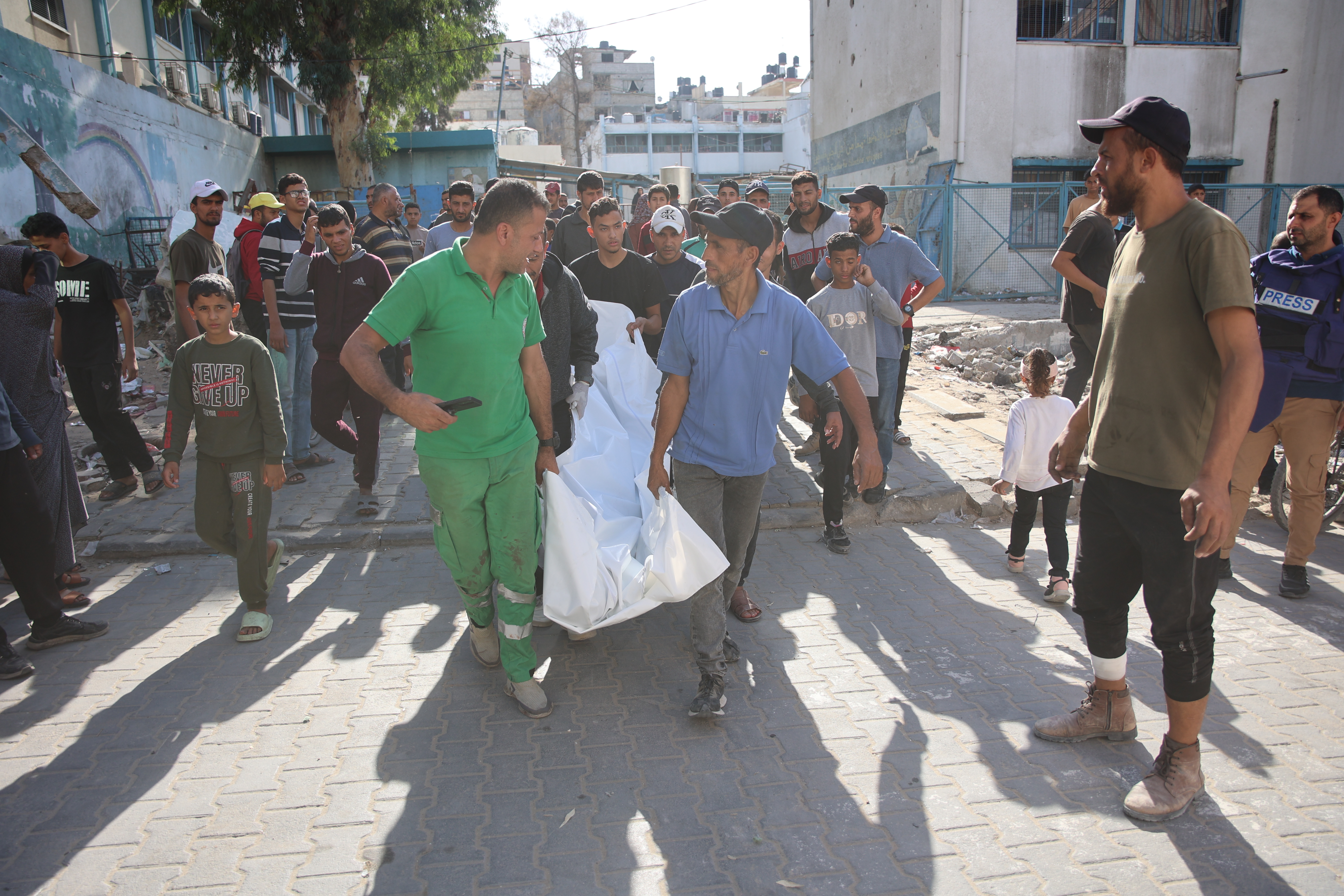 Israeli airstrike on UN-run school in Gaza City