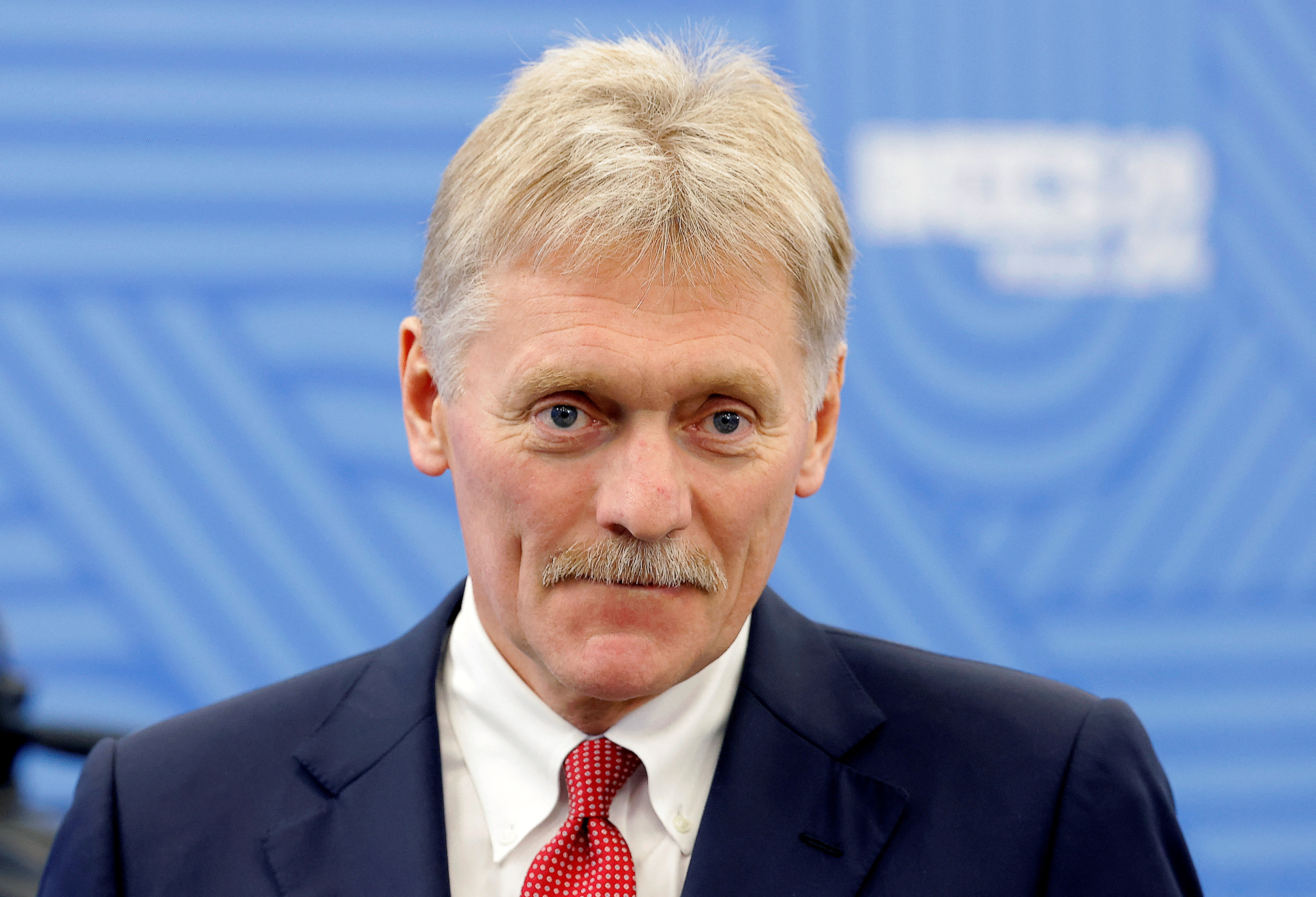 Kremlin spokesman Dmitry Peskov attends a meeting with members of the Bolivian delegation on the sidelines of the BRICS summit in Kazan, Russia October 24