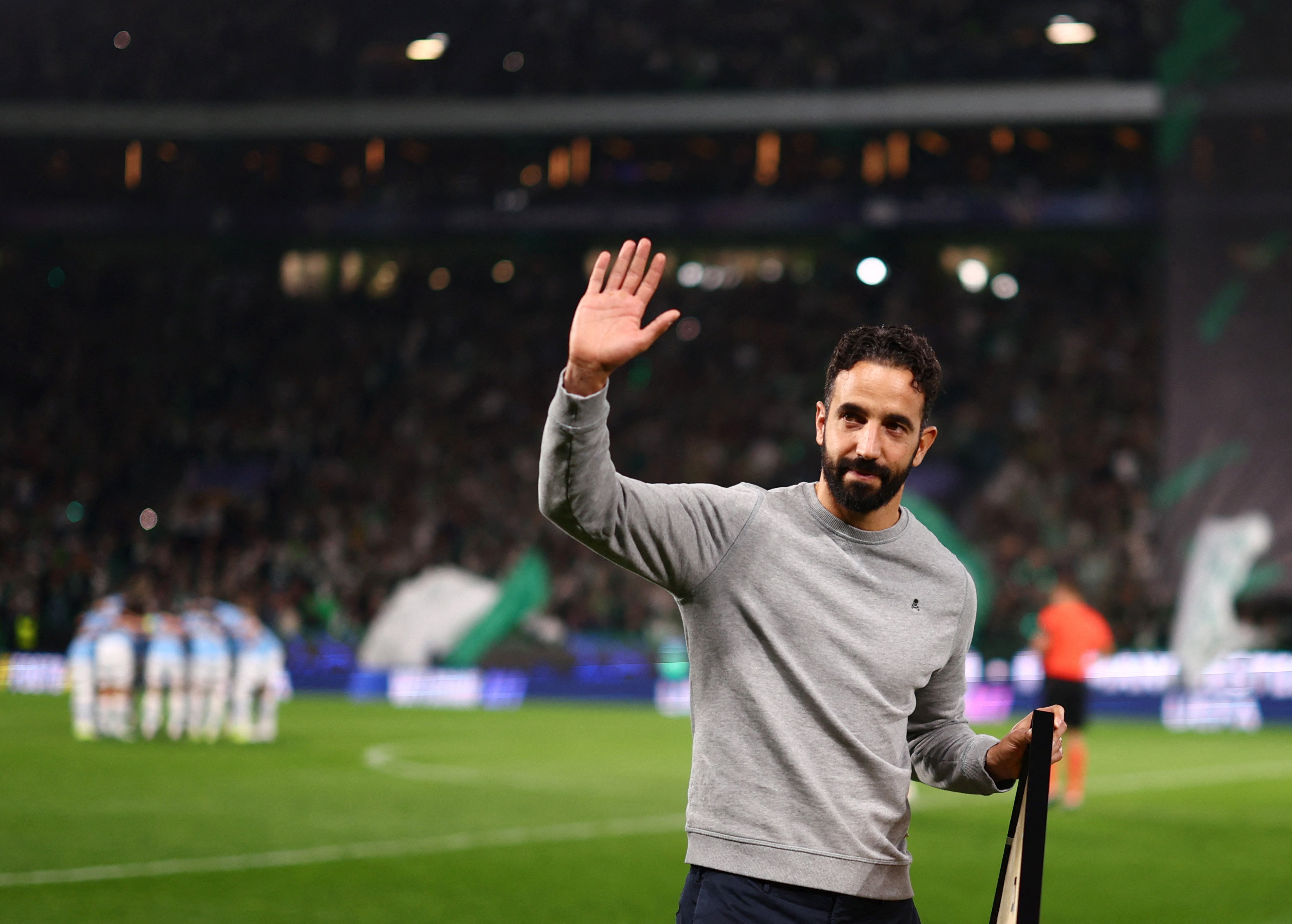 Soccer Football - Champions League - Sporting CP v Manchester City - Estadio Jose Alvalade, Lisbon, Portugal - November 5, 2024 Sporting CP coach Ruben Amorim before the match REUTERS/Pedro Nunes