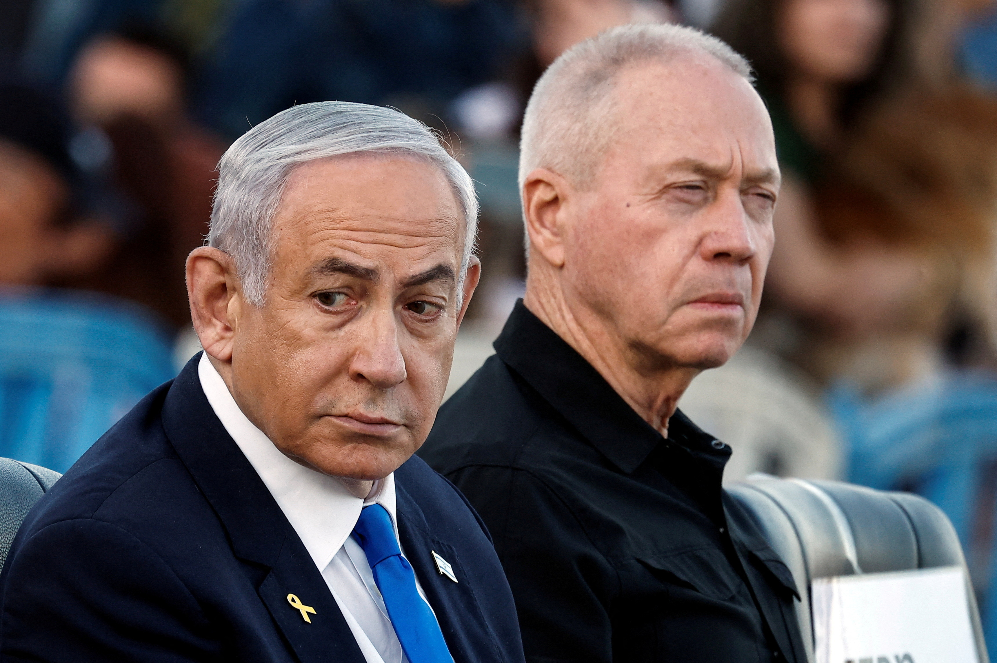 Benjamin Netanyahu and Yoav Gallant