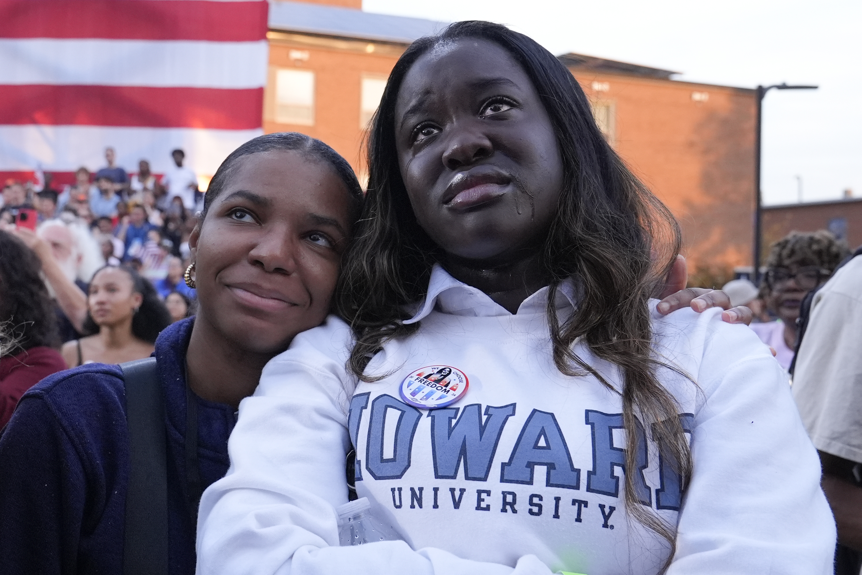 Vice President Kamala Harris delivers a concession speech