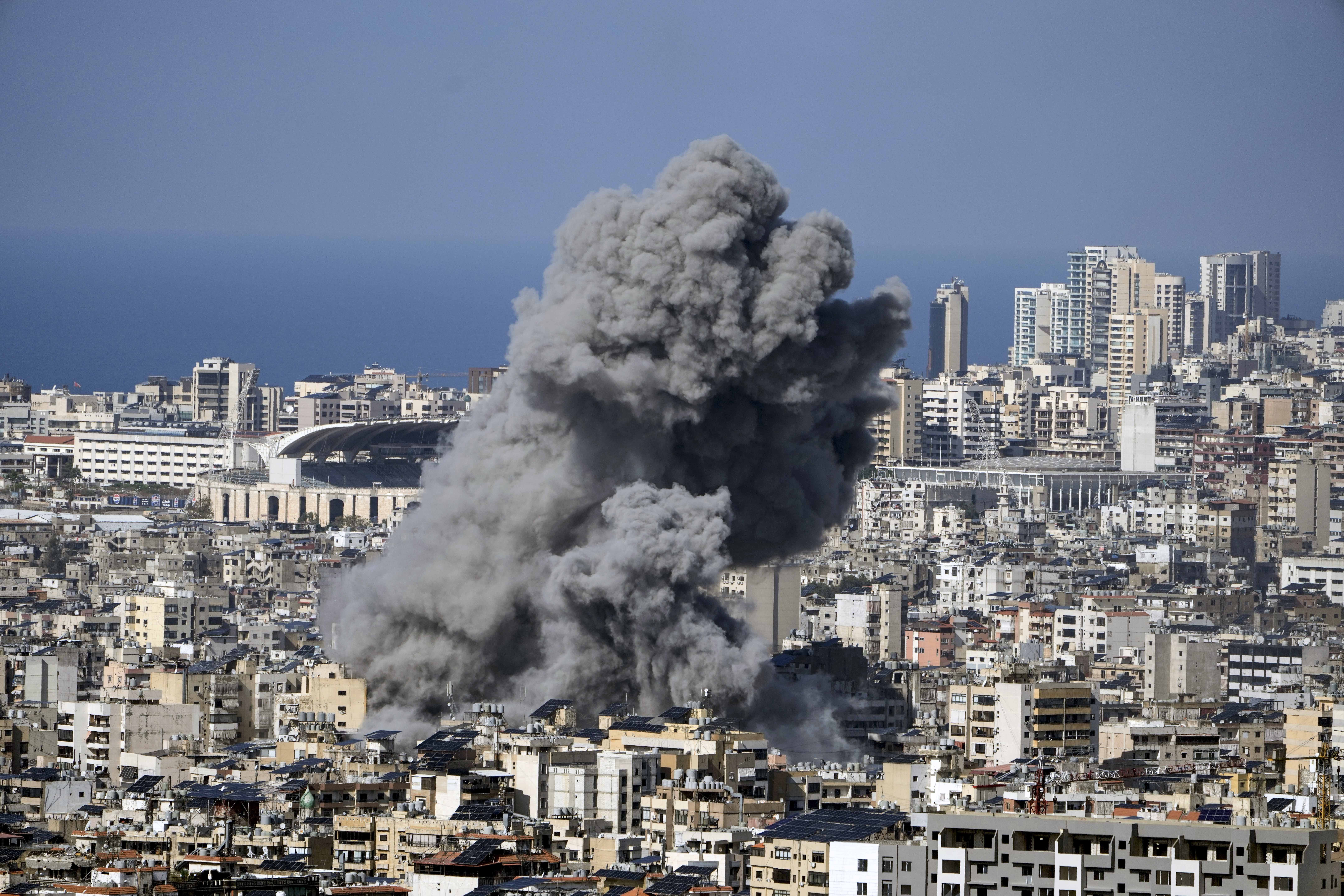 Wave of Israeli strikes hit south Beirut after evacuation warning