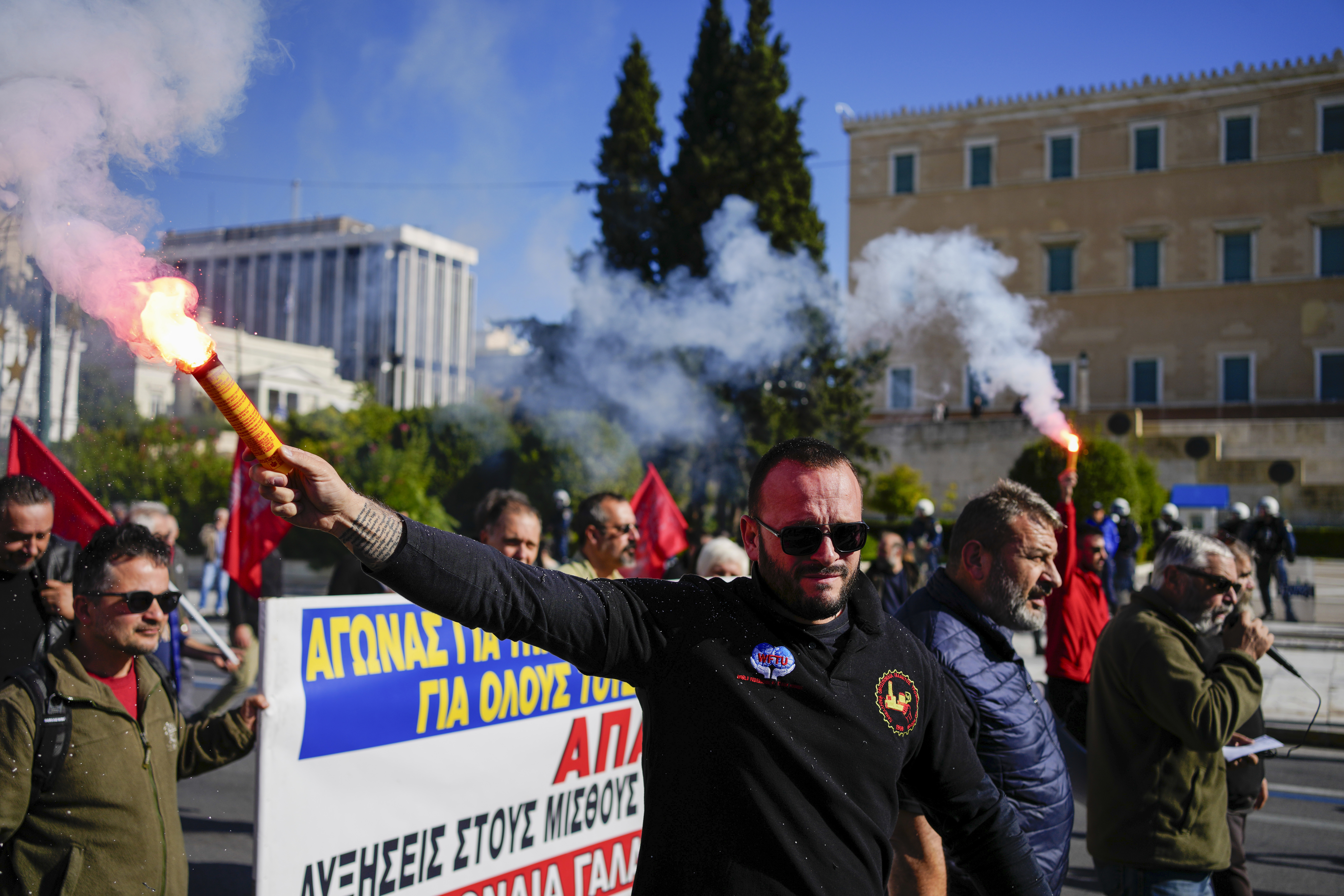 Thousands protest in Greece over rising cost of living