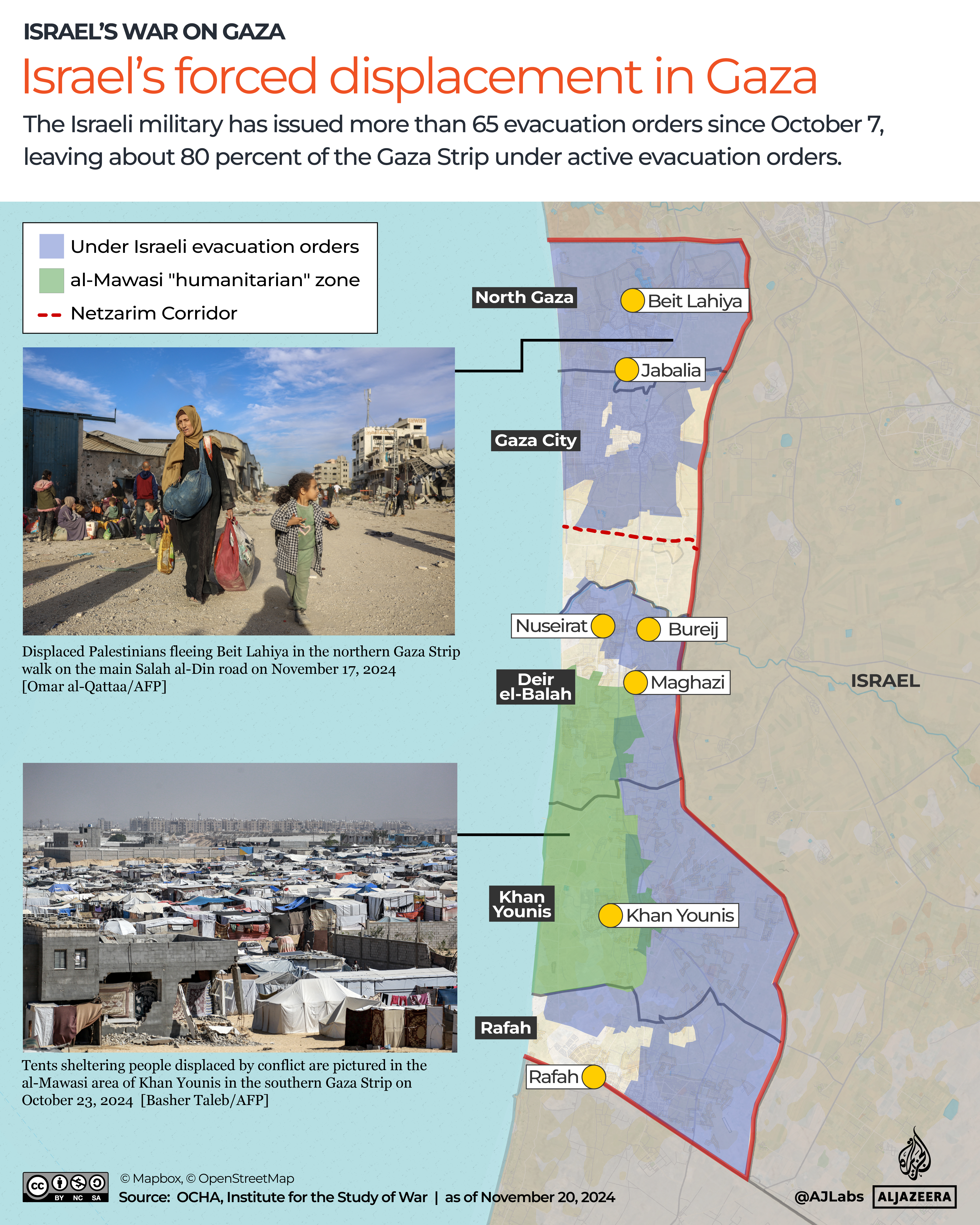 INTERACTIVE-GAZA-israeli evacuations area Nov21_2024-1732194268