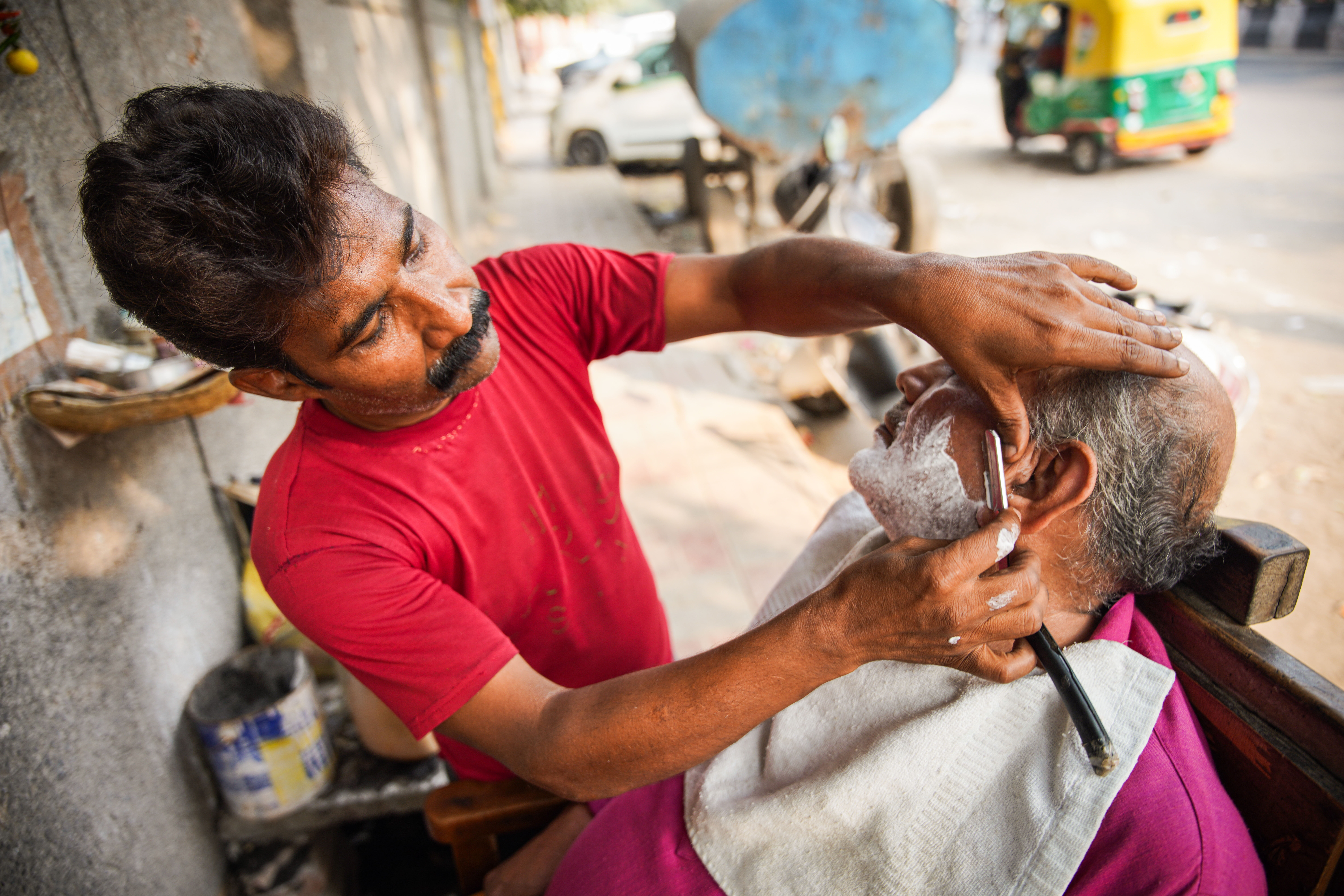 Delhi barbers