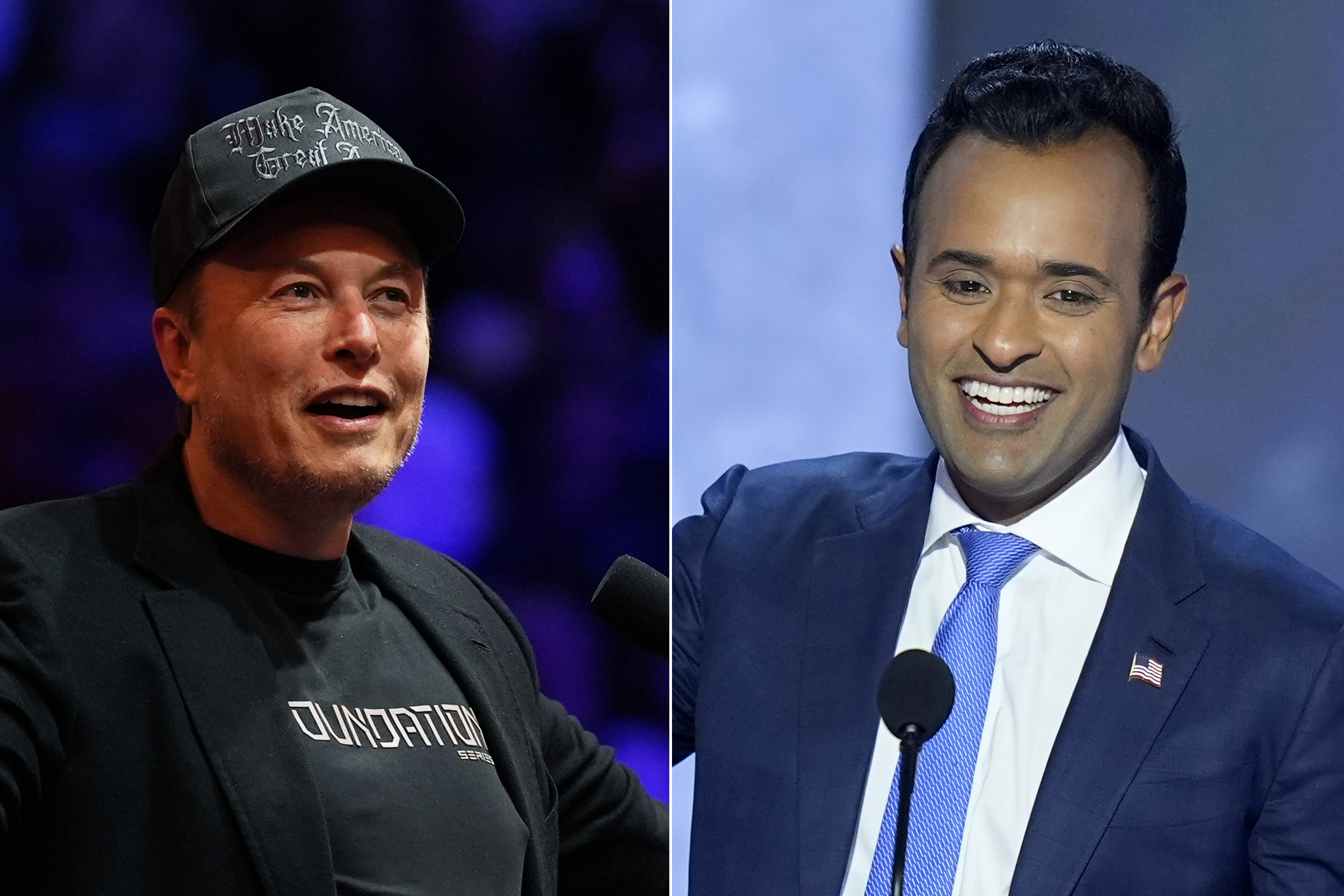 Elon Musk and Vivek Ramaswamy