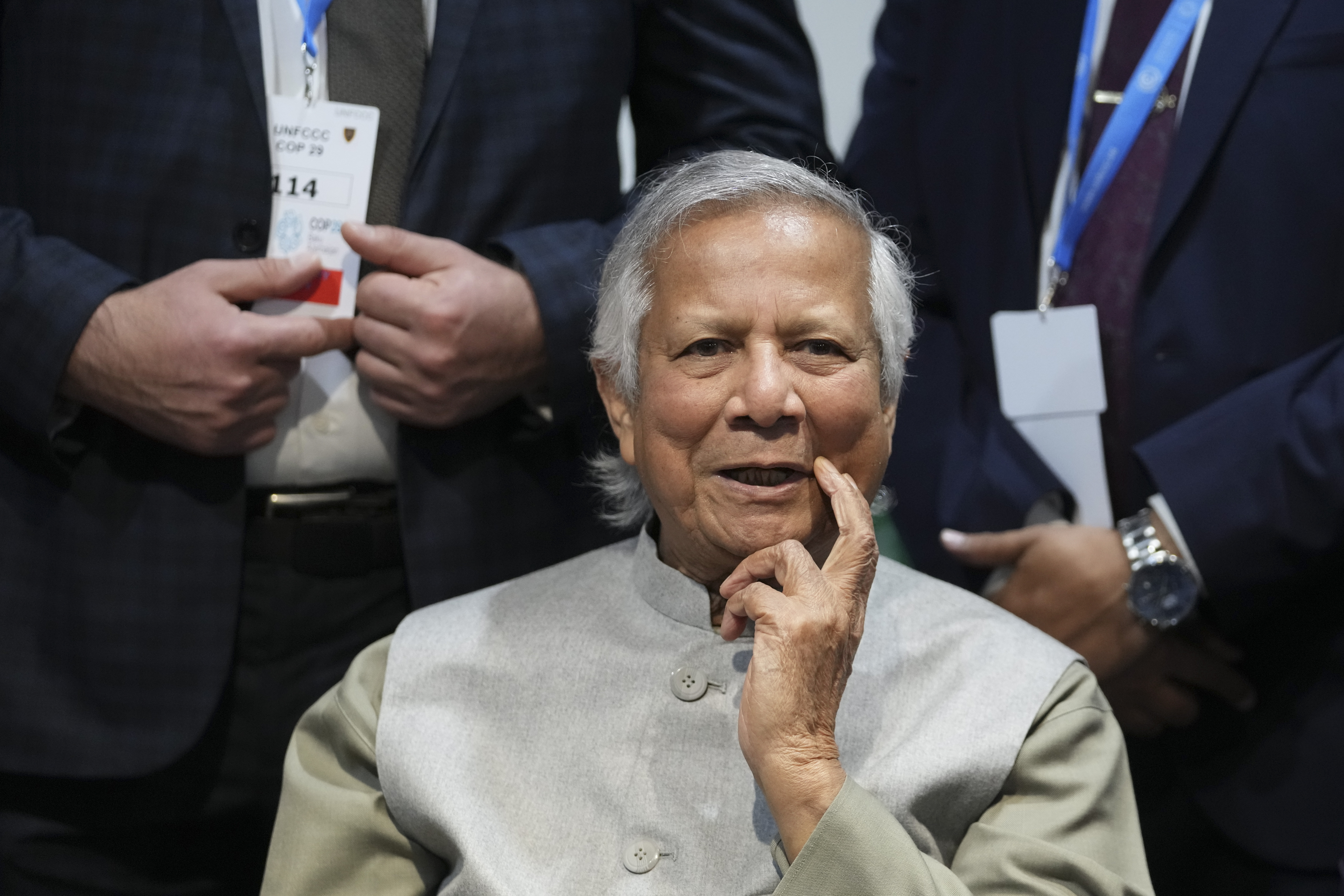 Muhammad Yunus, head of Bangladesh's interim government