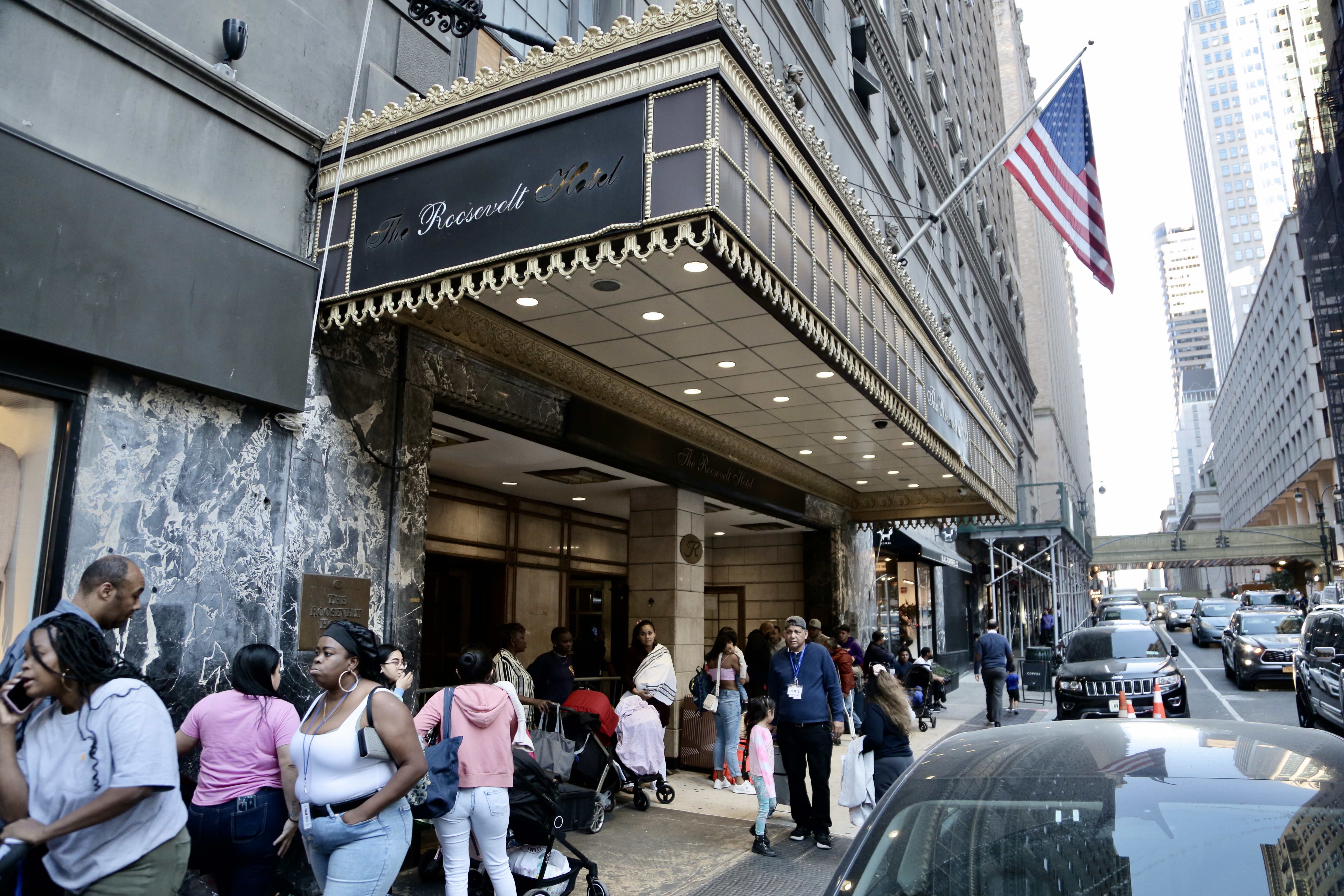 The outside of the Roosevelt Hotel