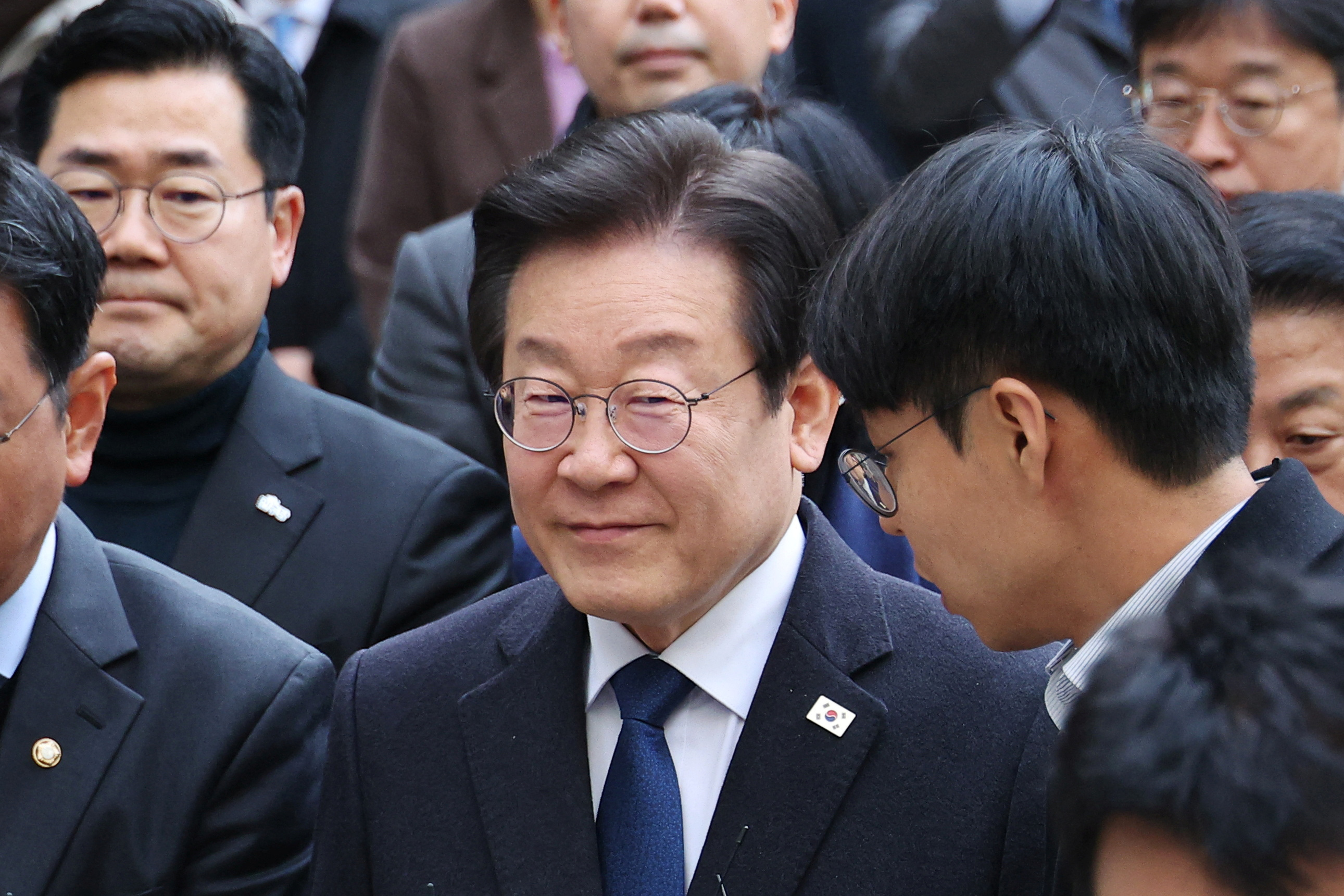 South Korea's main opposition Democratic Party leader Lee Jae-myung [File: Kim Hong-Ji/Reuters]