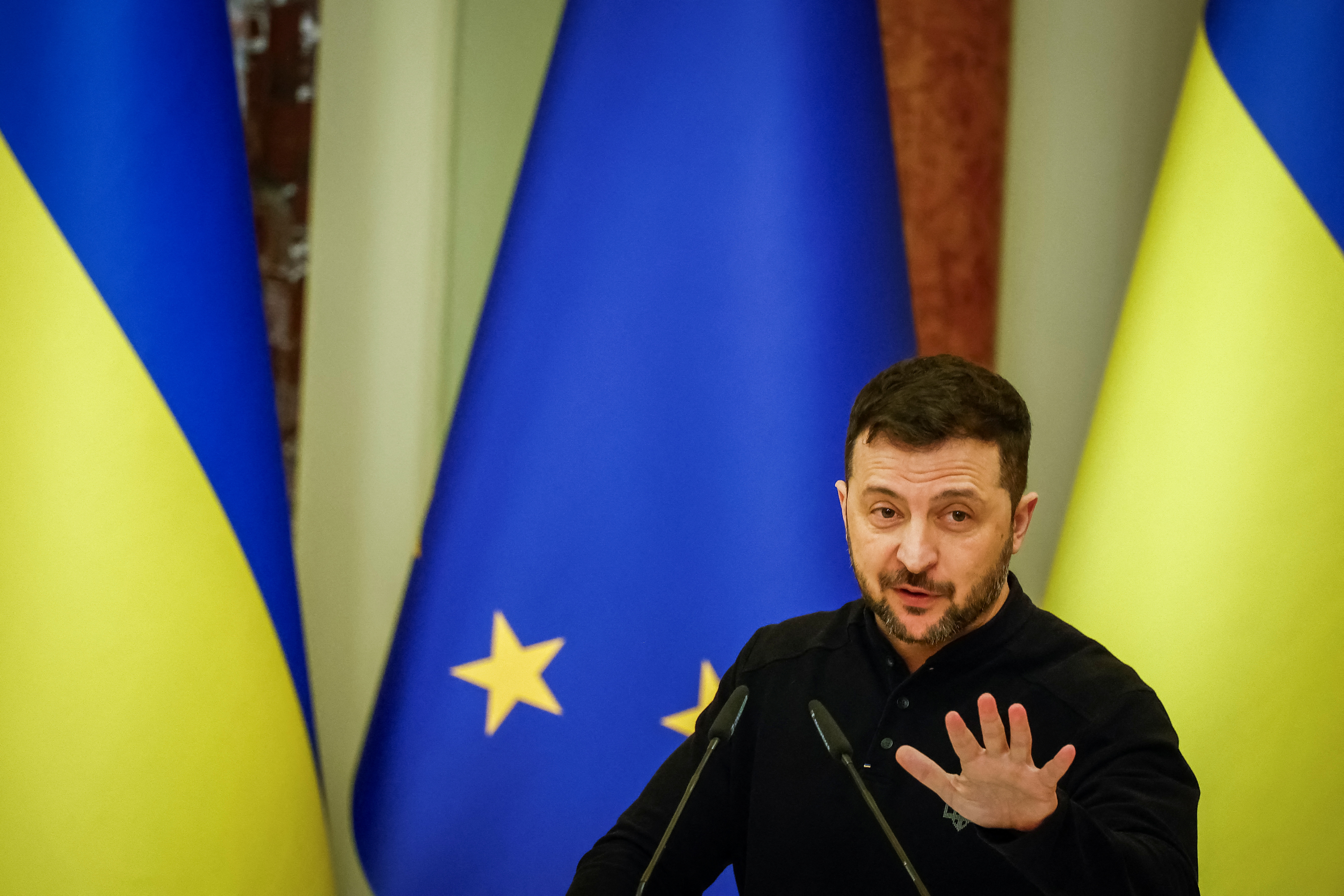 Ukraine's President Volodymyr Zelenskyy