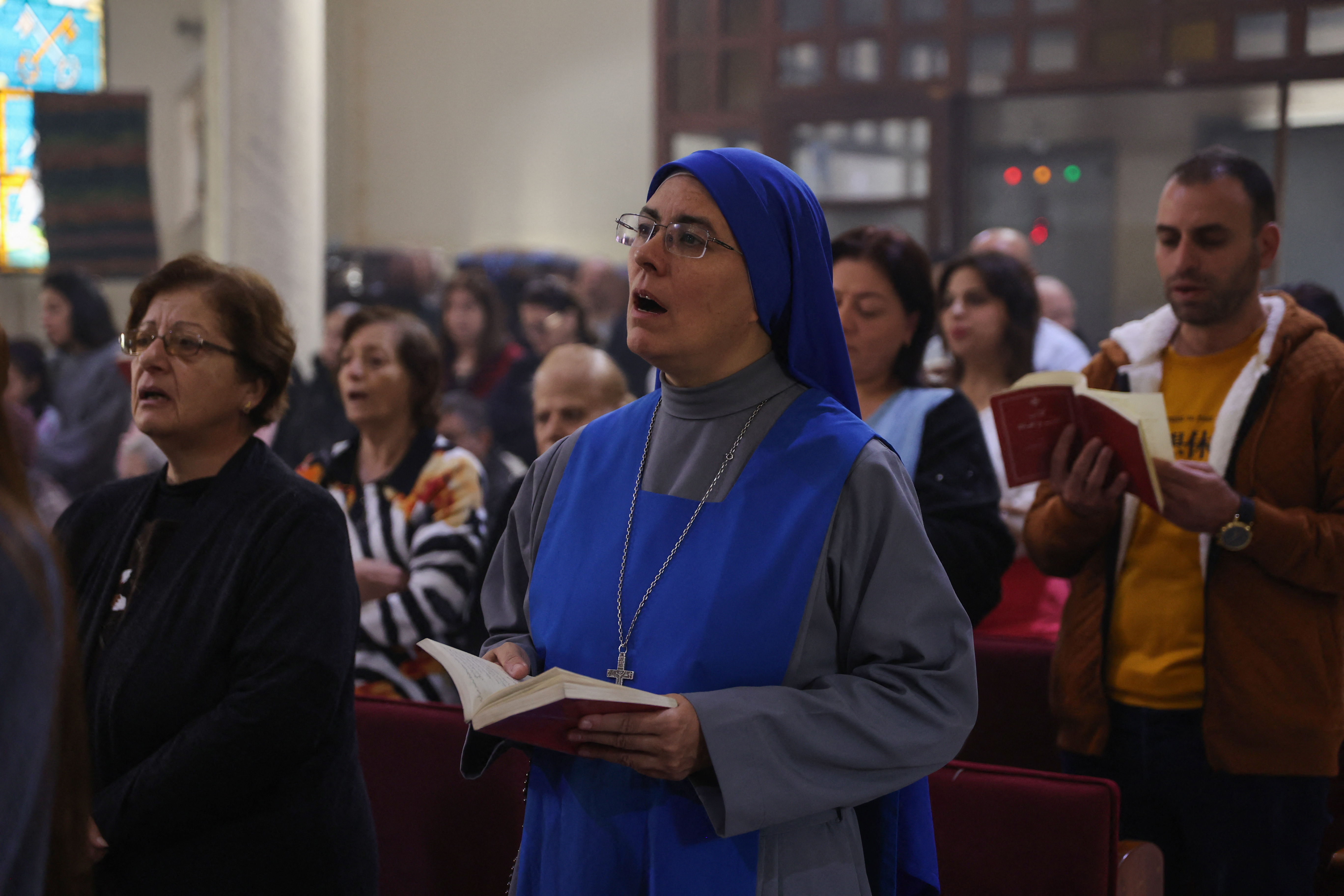 Vatican envoy celebrates Mass with Gaza's Christians