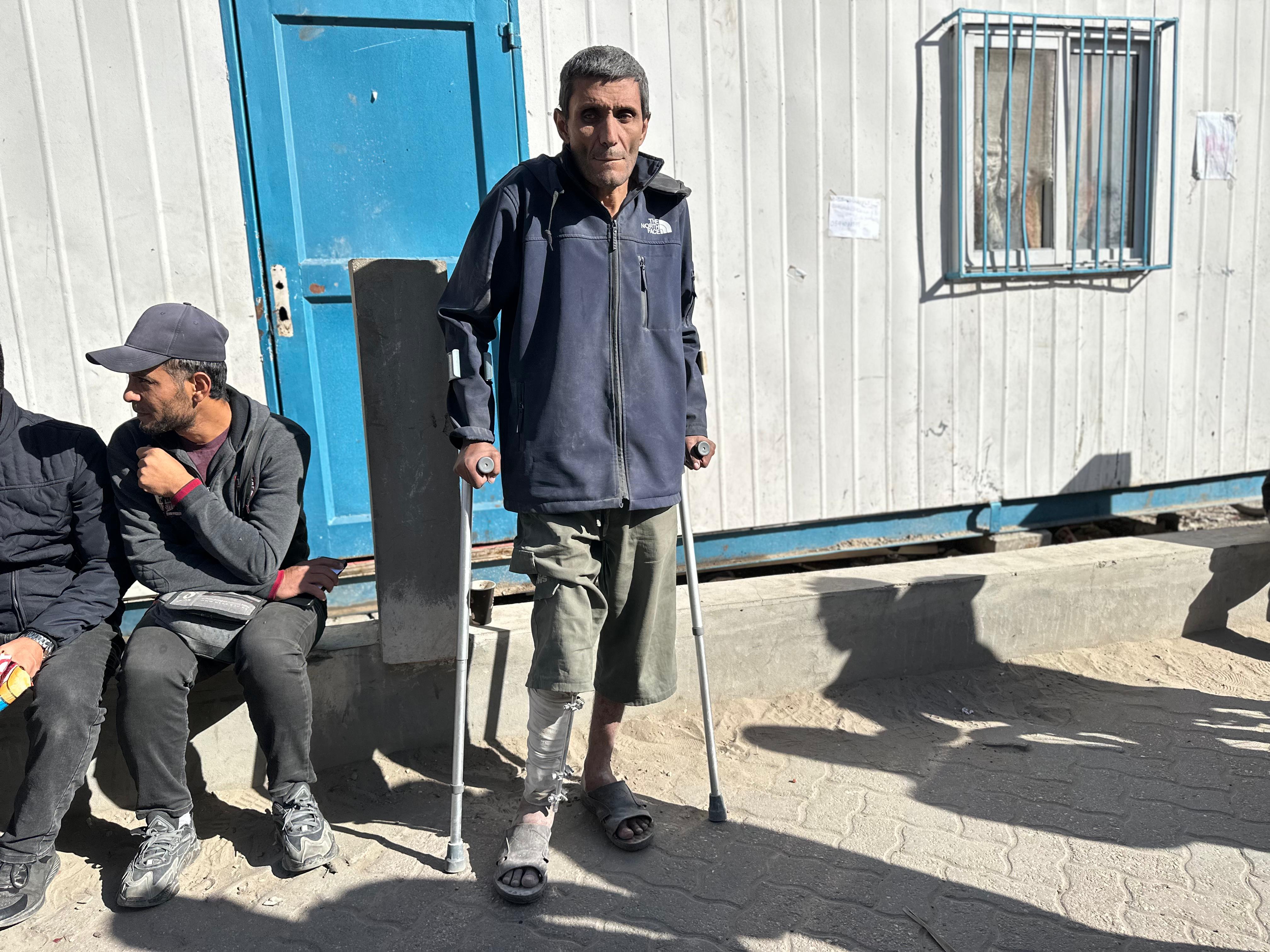 Kamal Adwan Hospital evacuee Izzat al-Aswad