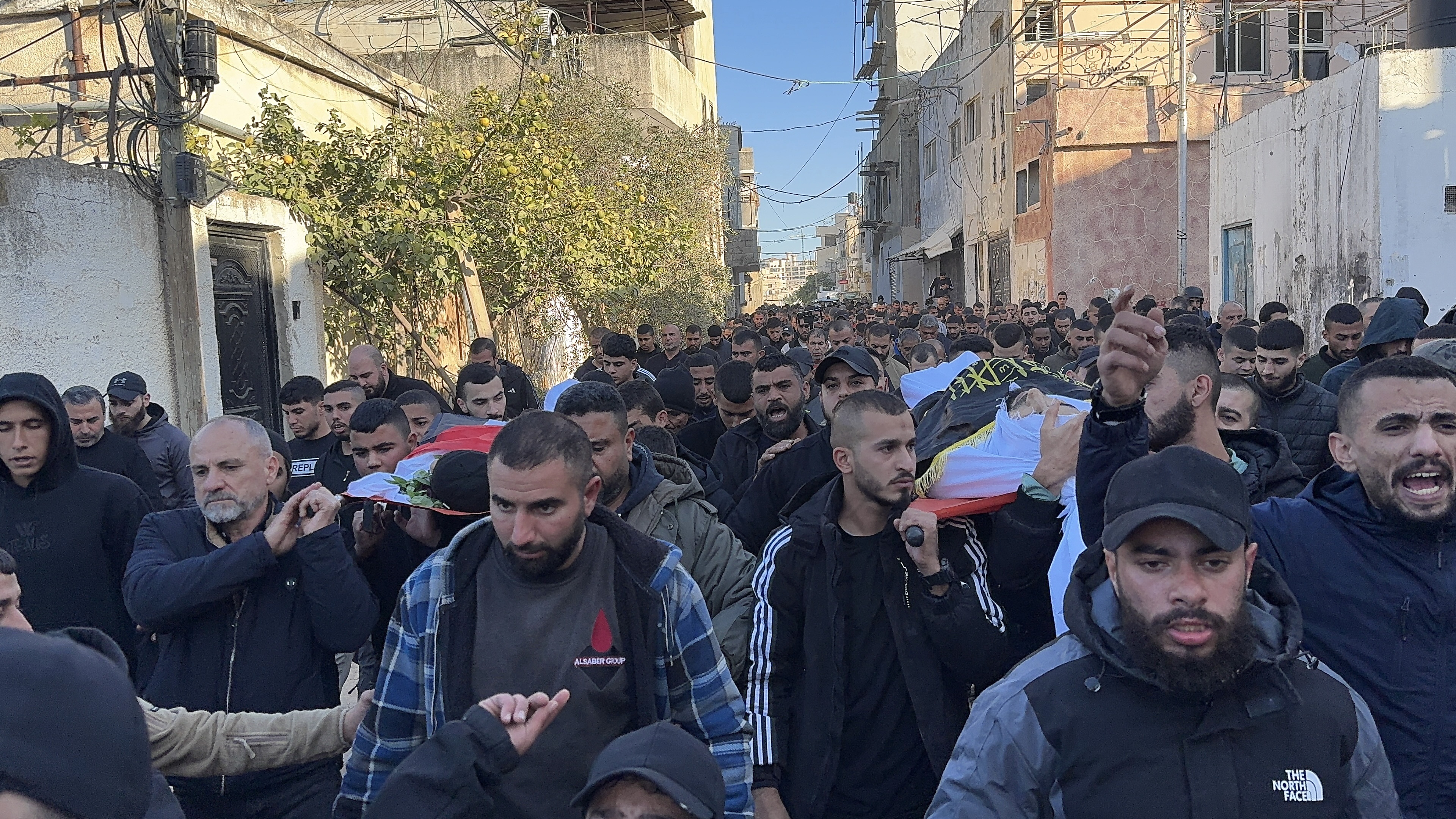 A funeral march in Jenin