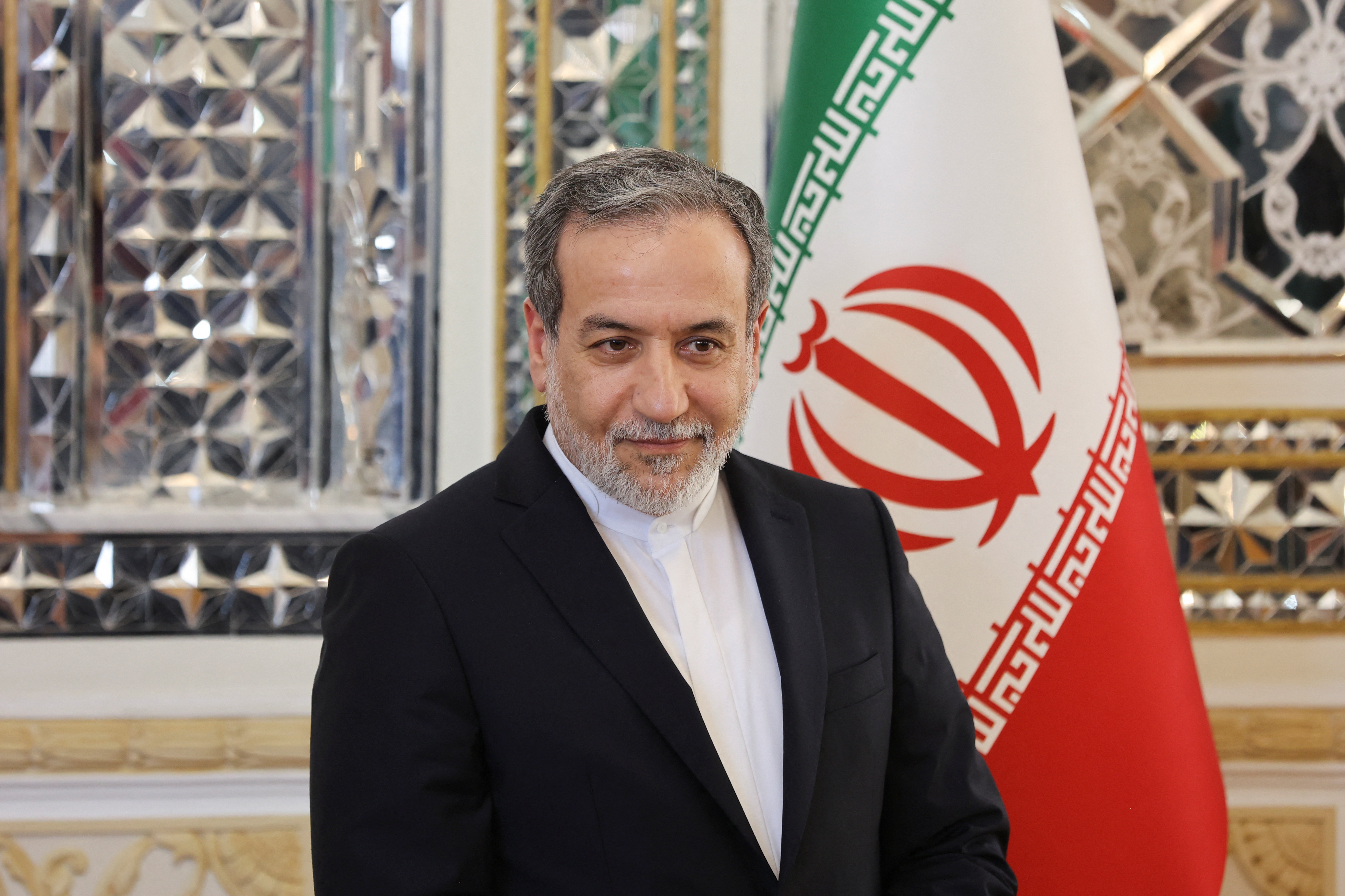 Iranian Foreign Minister Abbas Araghchi looks on before a meeting with Qatari Prime Minister and Foreign Minister Mohammed bin Abdulrahman Al Thani in Tehran, Iran, November 20, 2024