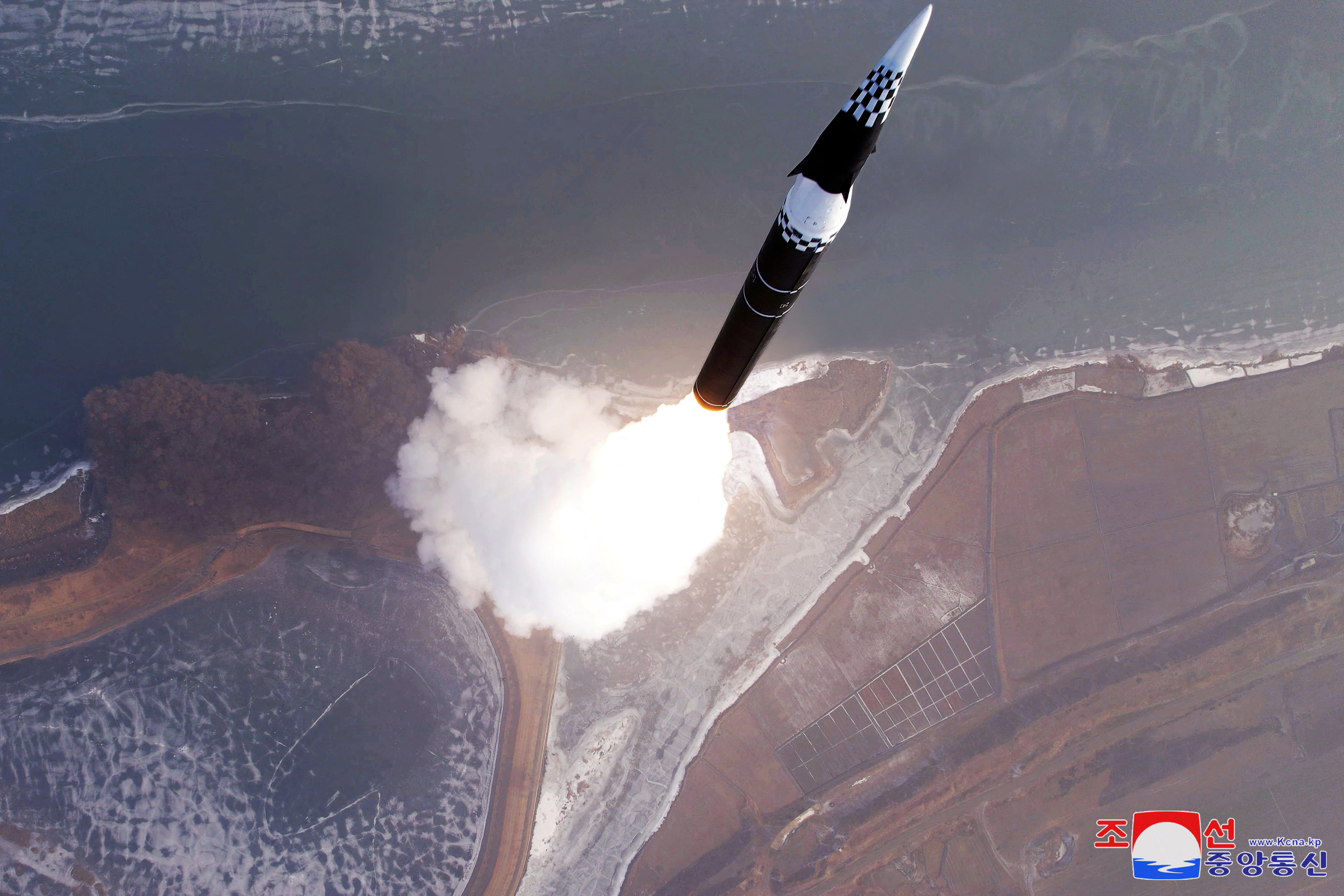 A missile flies during what state media KCNA says is a test of a new intermediate-range hypersonic ballistic missile at an undisclosed location [File: REUTERS ATTENTION EDITORS - THIS IMAGE WAS PROVIDED BY A THIRD PARTY. REUTERS IS UNABLE TO INDEPENDENTLY VERIFY THIS IMAGE. NO THIRD PARTY SALES. SOUTH KOREA OUT. NO COMMERCIAL OR EDITORIAL SALES IN SOUTH KOREA.