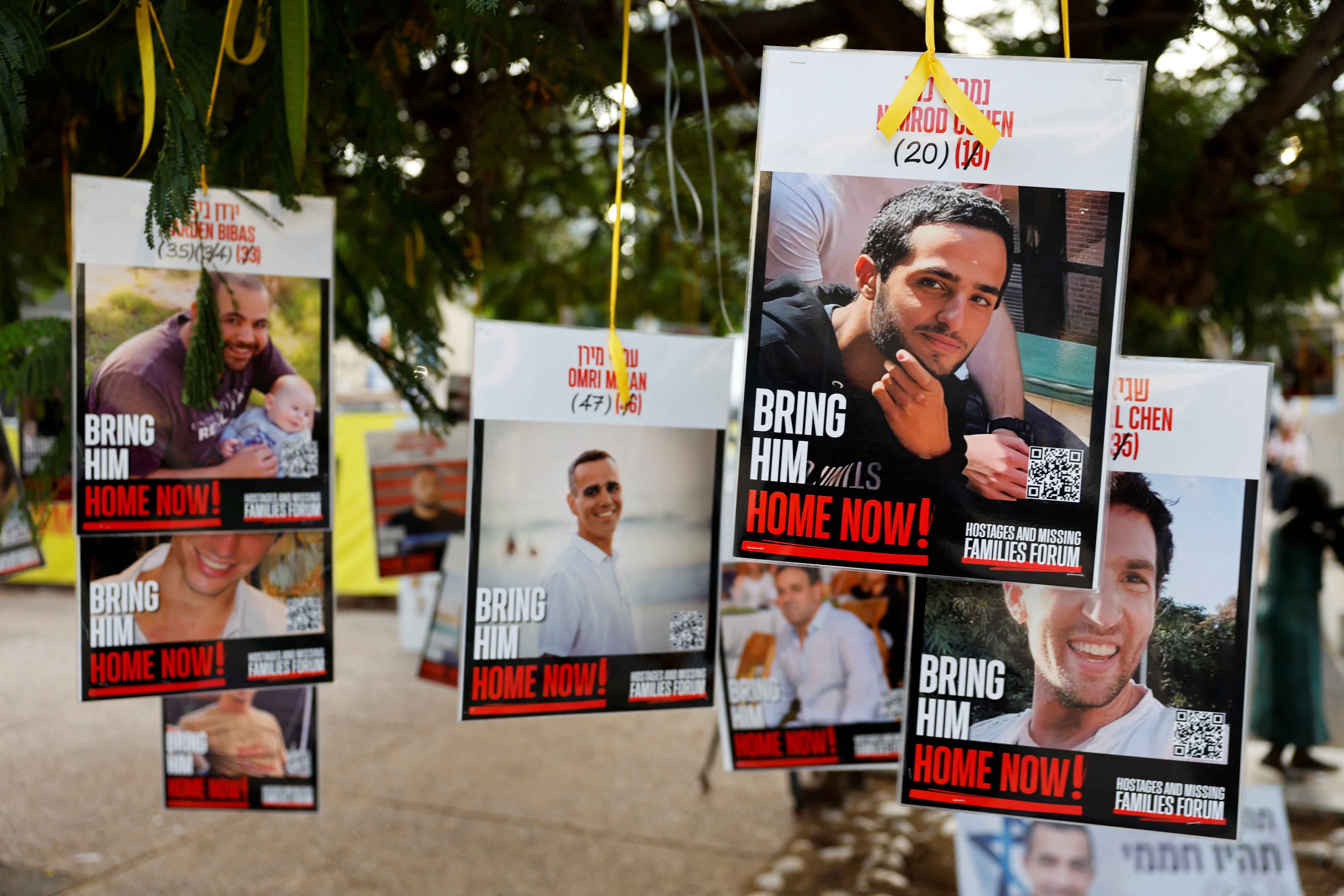 Images of Israeli captives