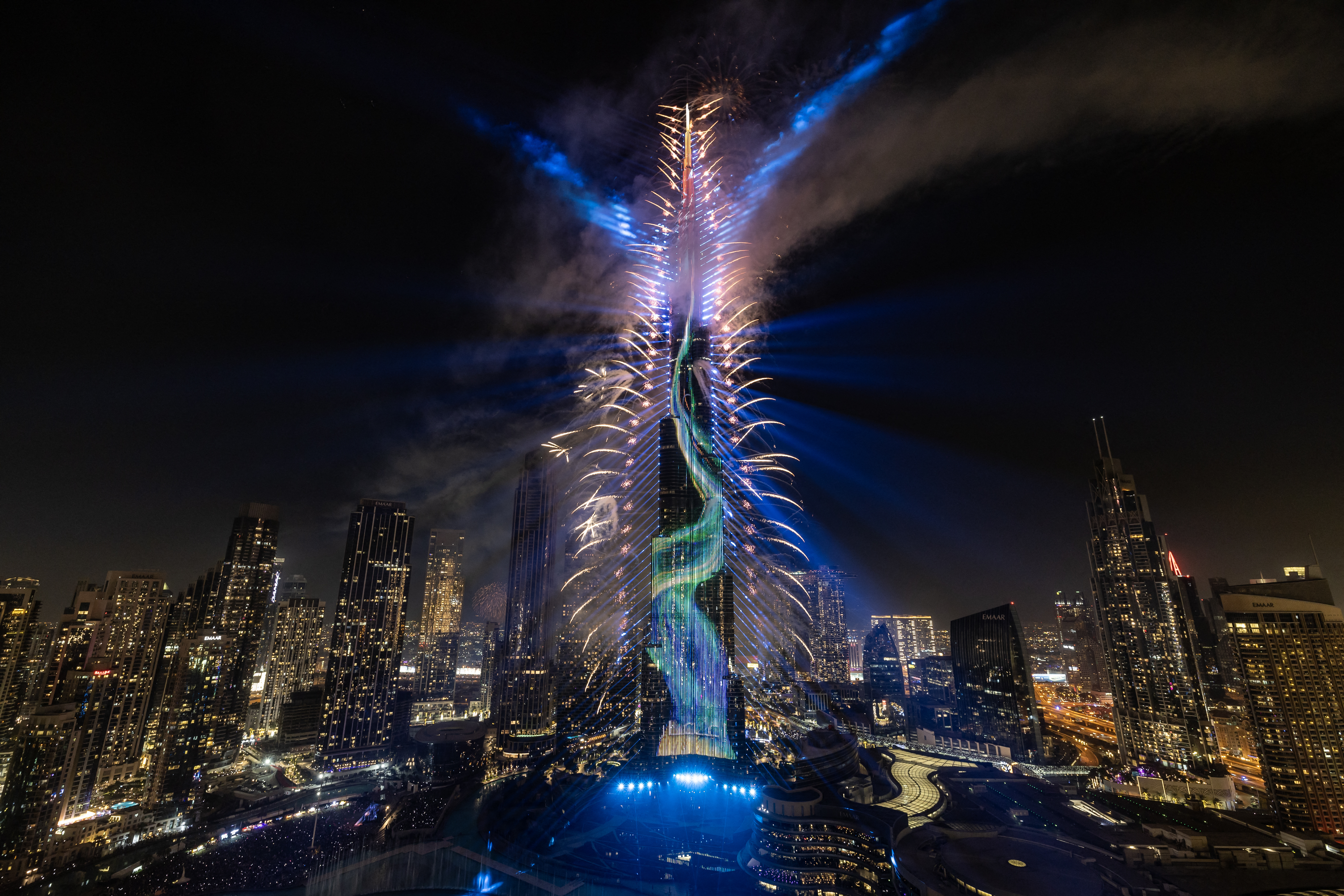 Celebrations as the world begins to welcome the New Year