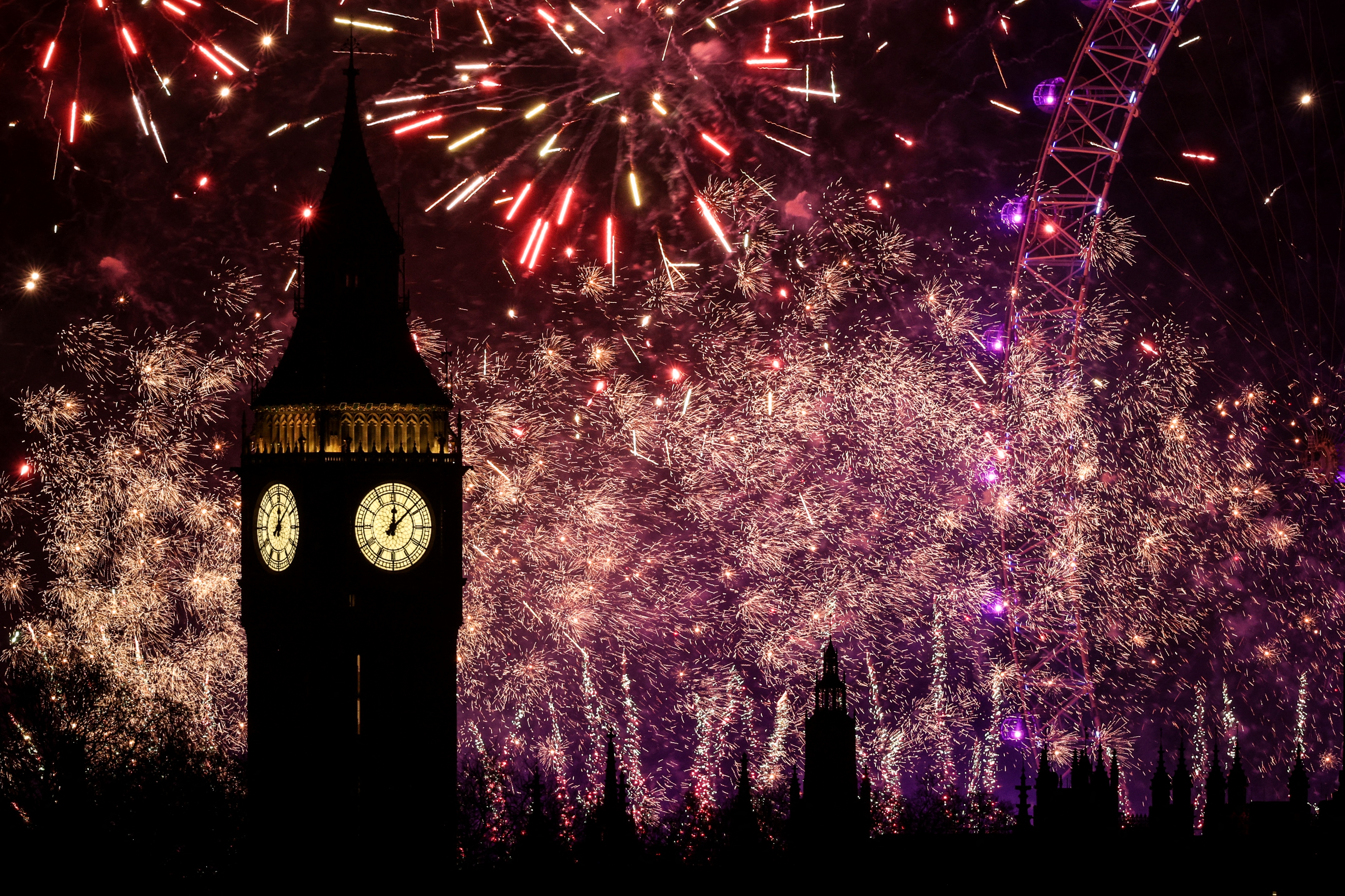 Celebrations as the world begins to welcome the New Year