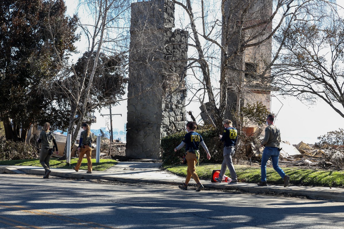 The entrance of Laeticia Hallyday's house