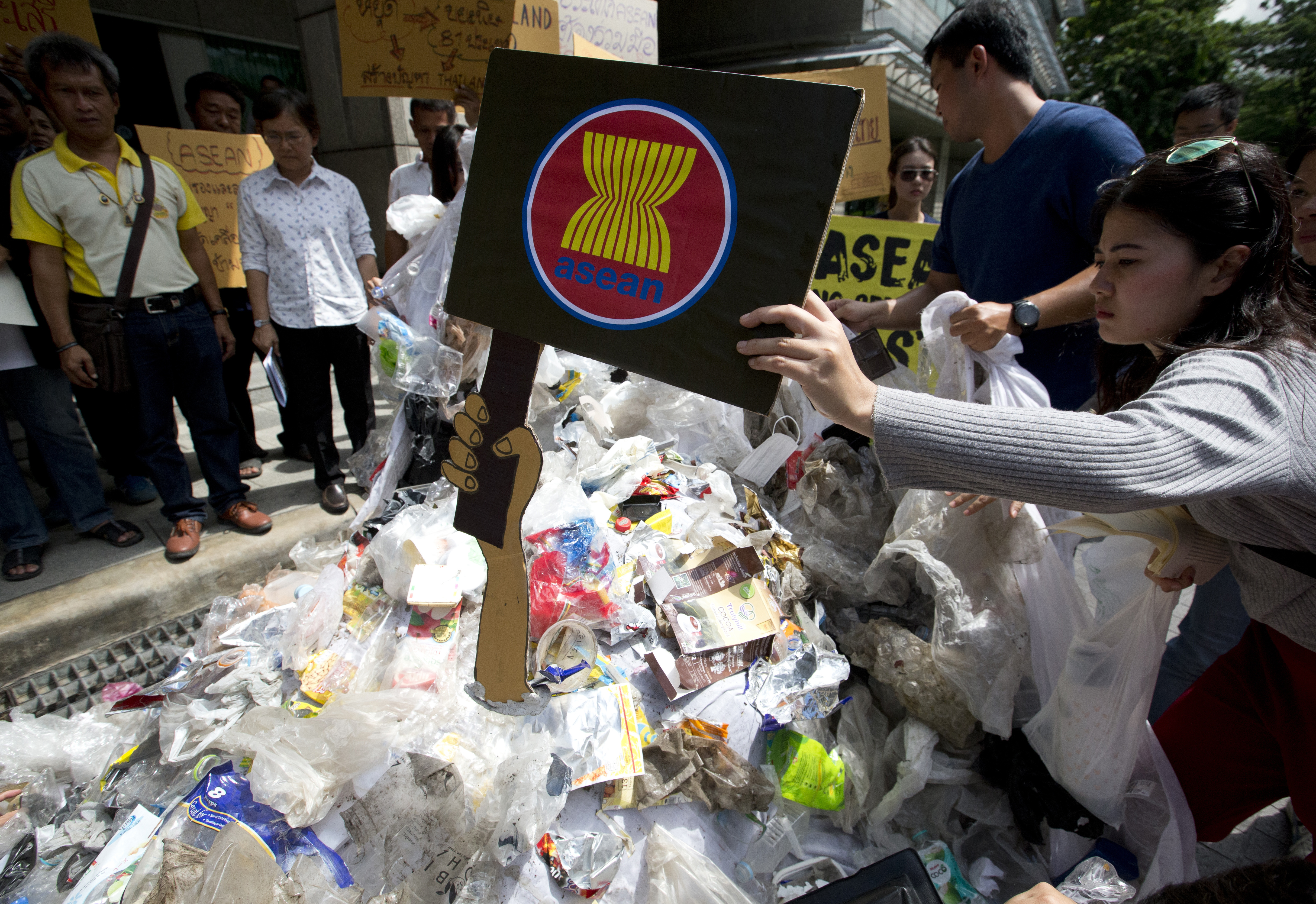 plastic protest