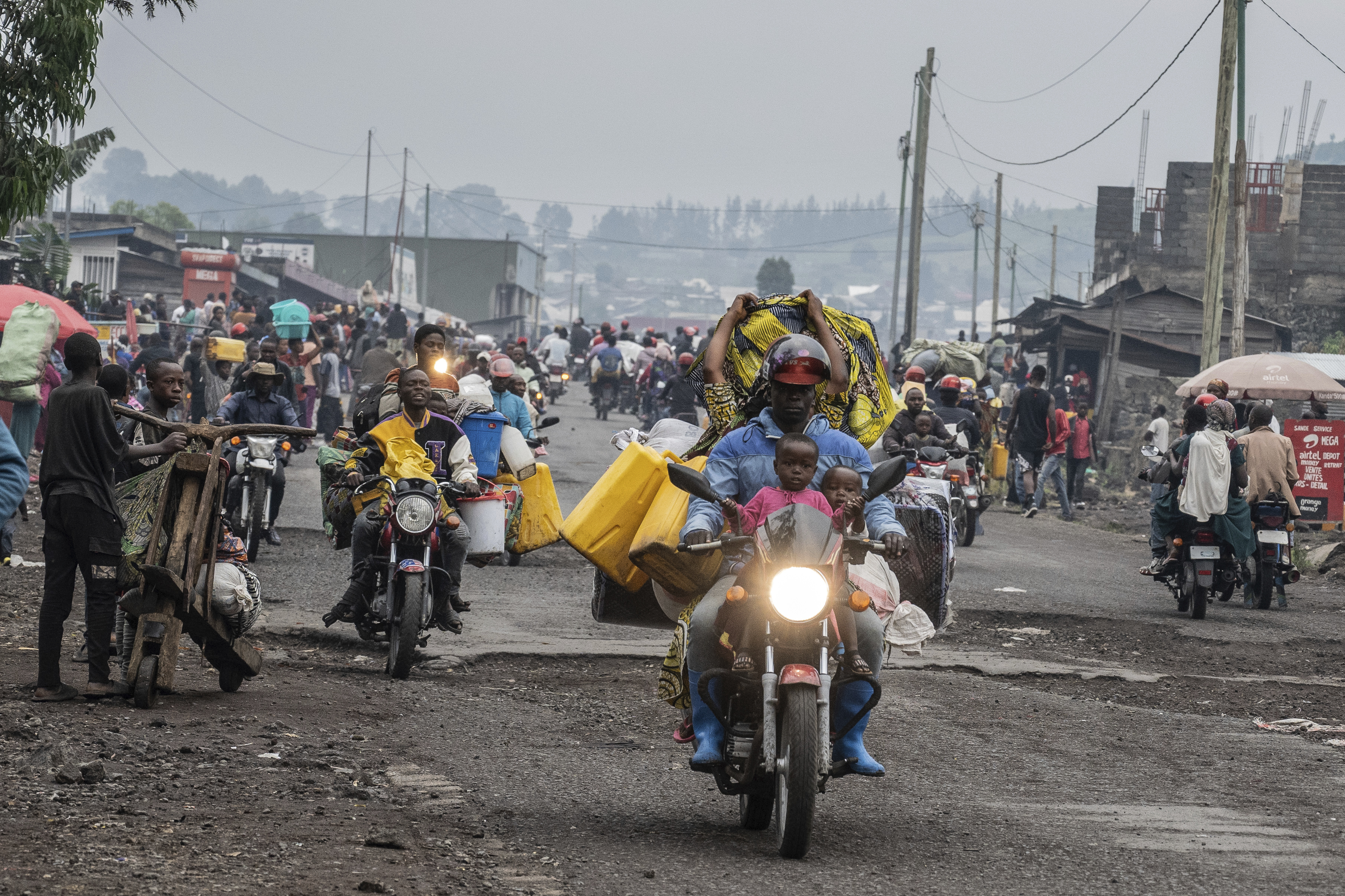 Goma residents flee
