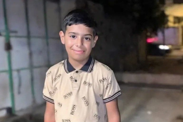 A photo of Saddam Rajab who was shot in the occupied West Bank and later died of his wounds.