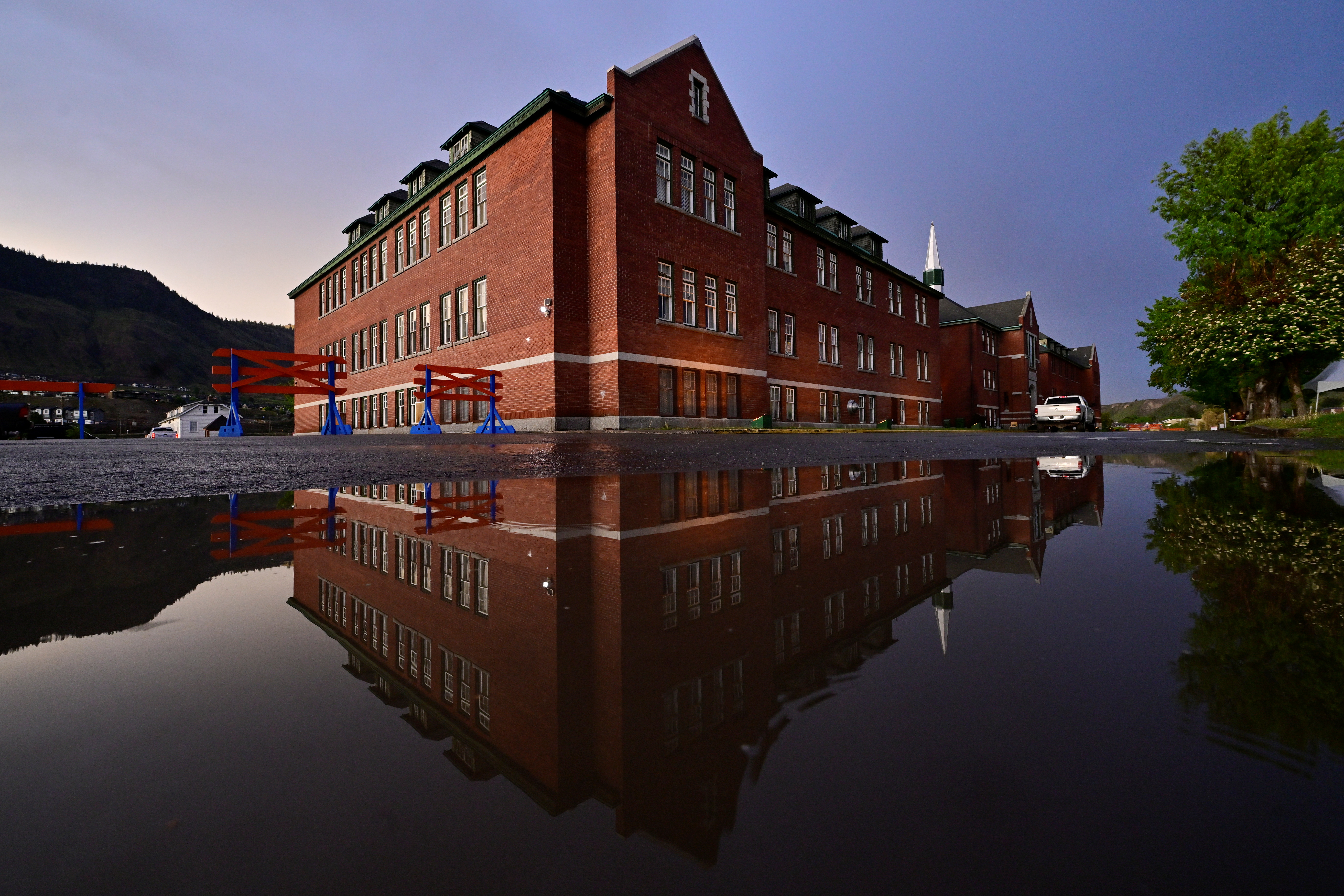 A view of Kamloops Indian Residential School