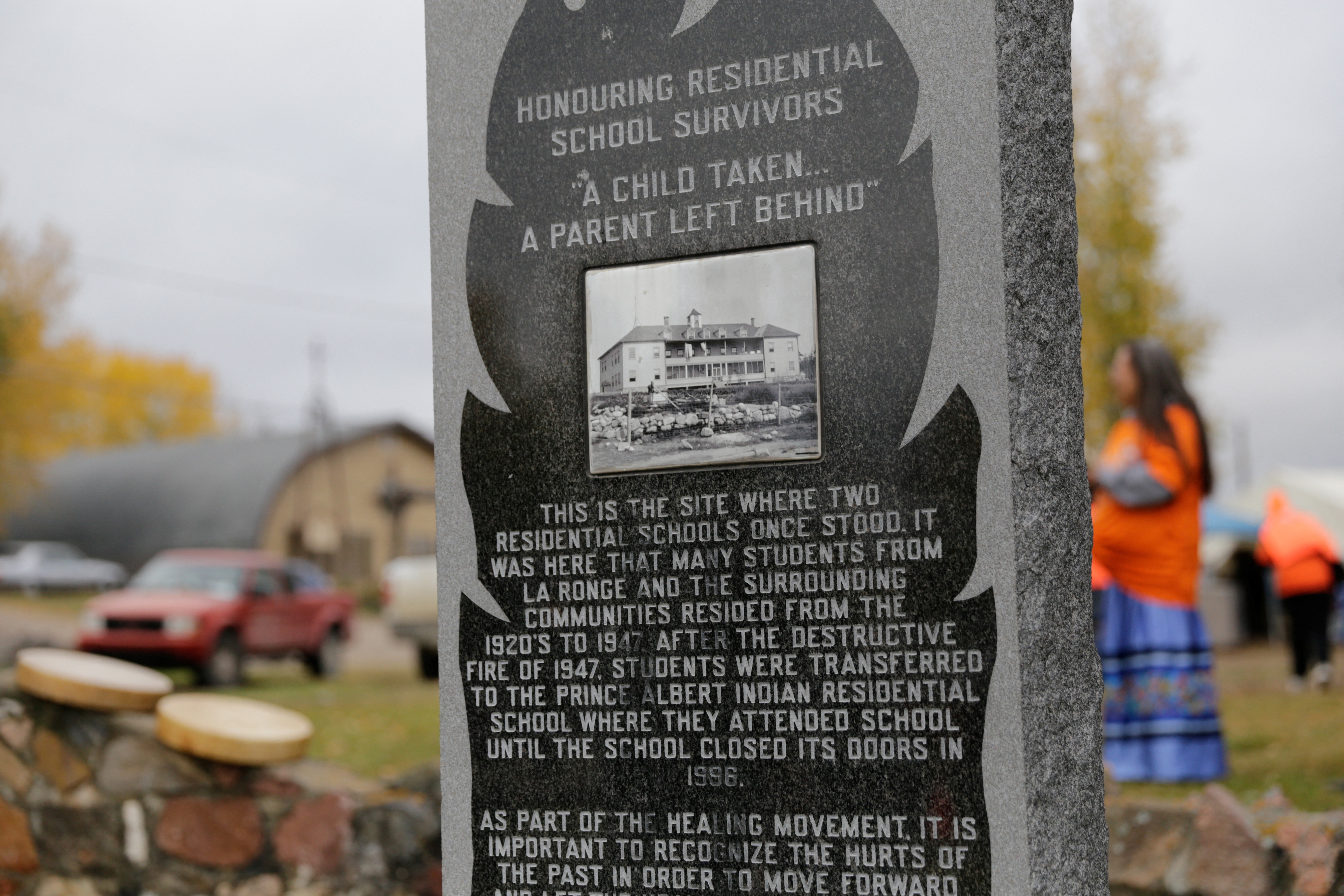 A memorial for residential school survivors